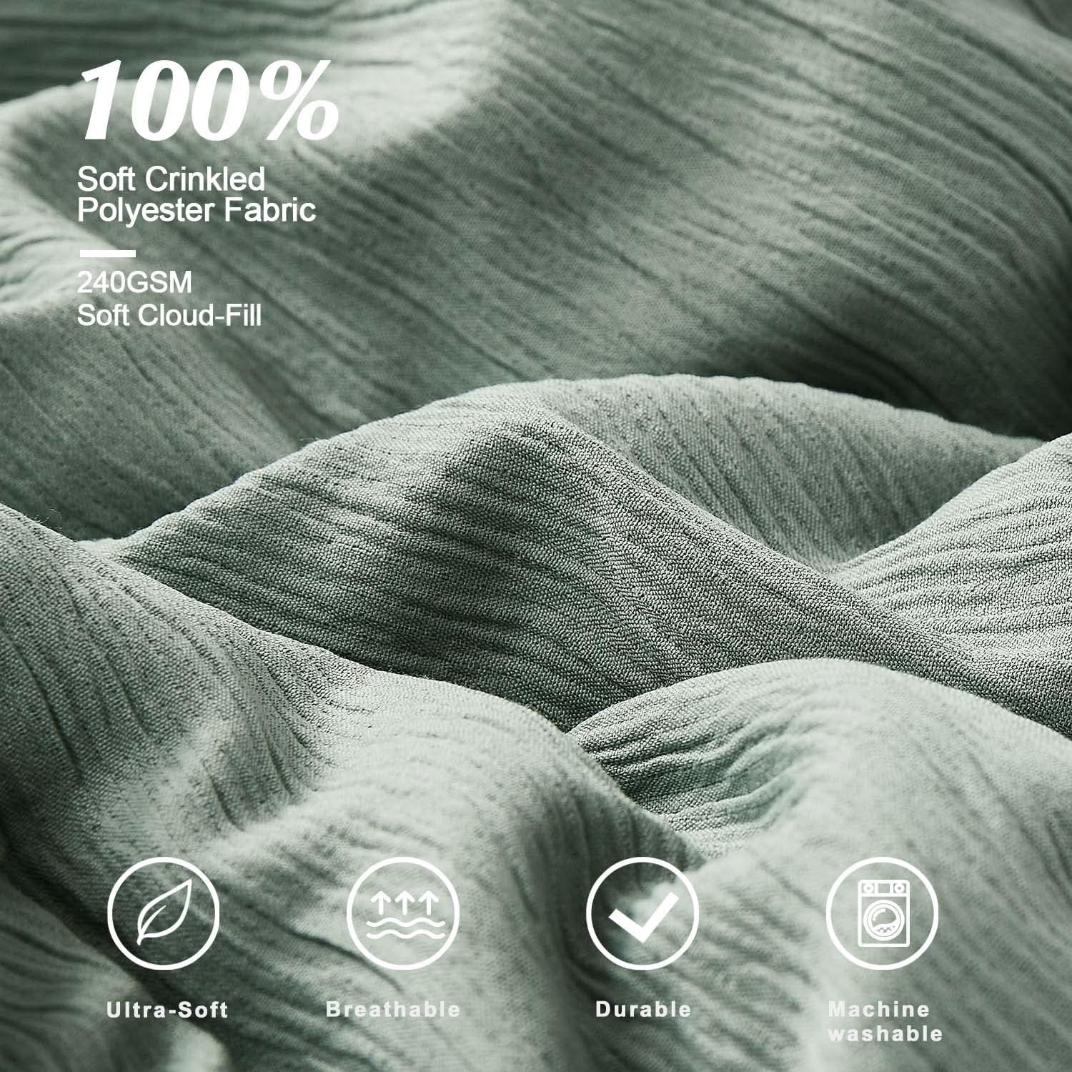 Charcoal Grey Queen Comforter Set