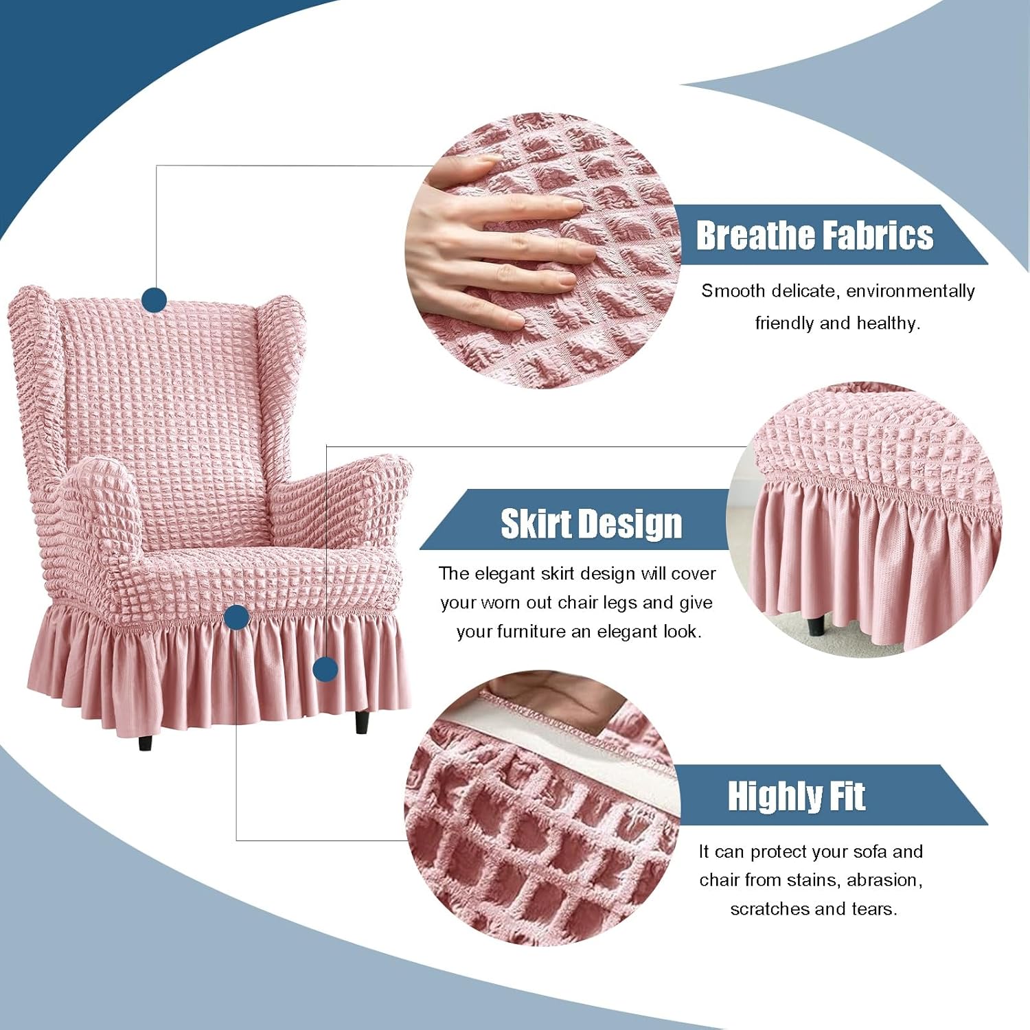 Wingback Chair Slipcover