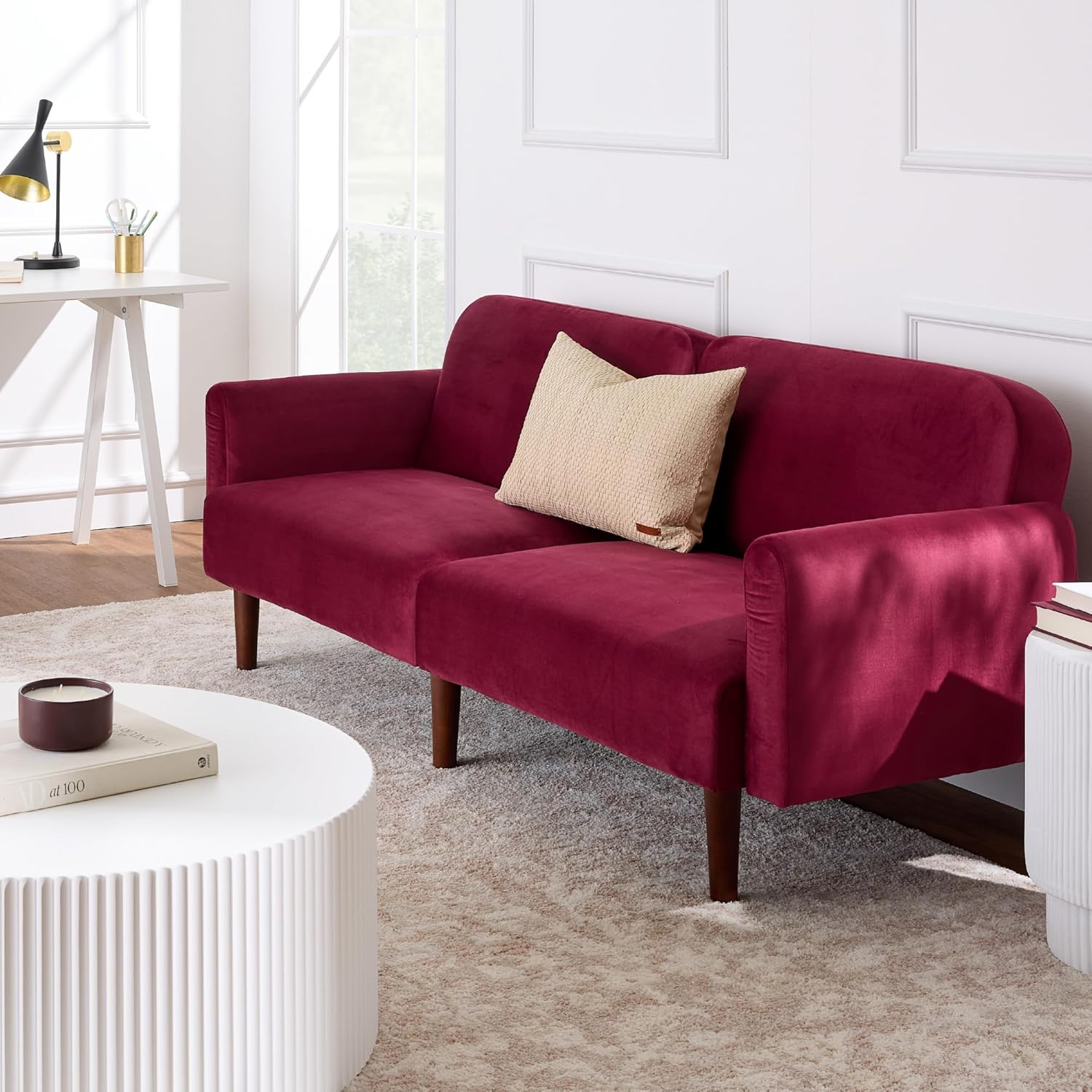 Velvet Loveseat Sofa