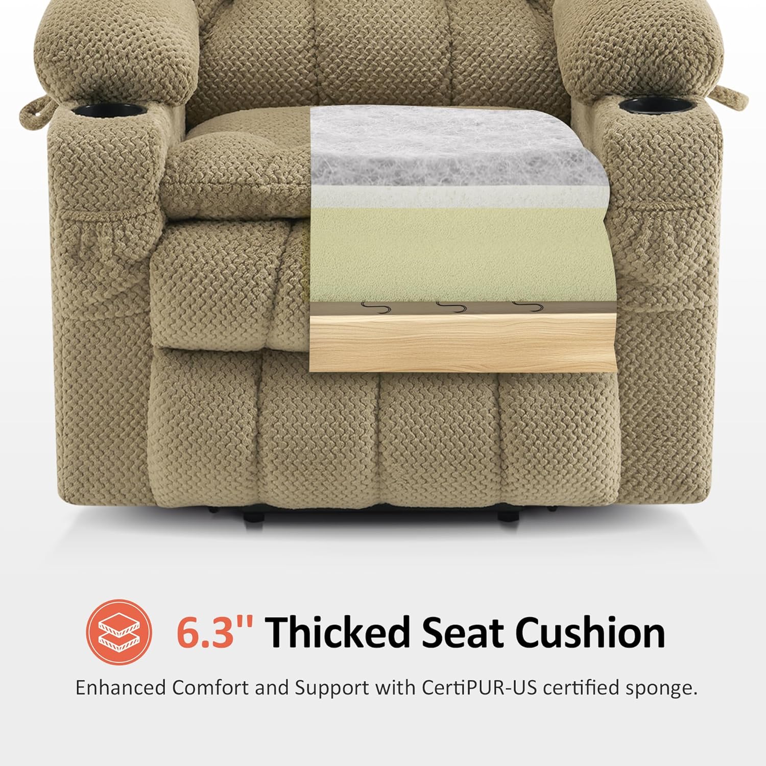 Dual Motor Large Power Lift Recliner Chair