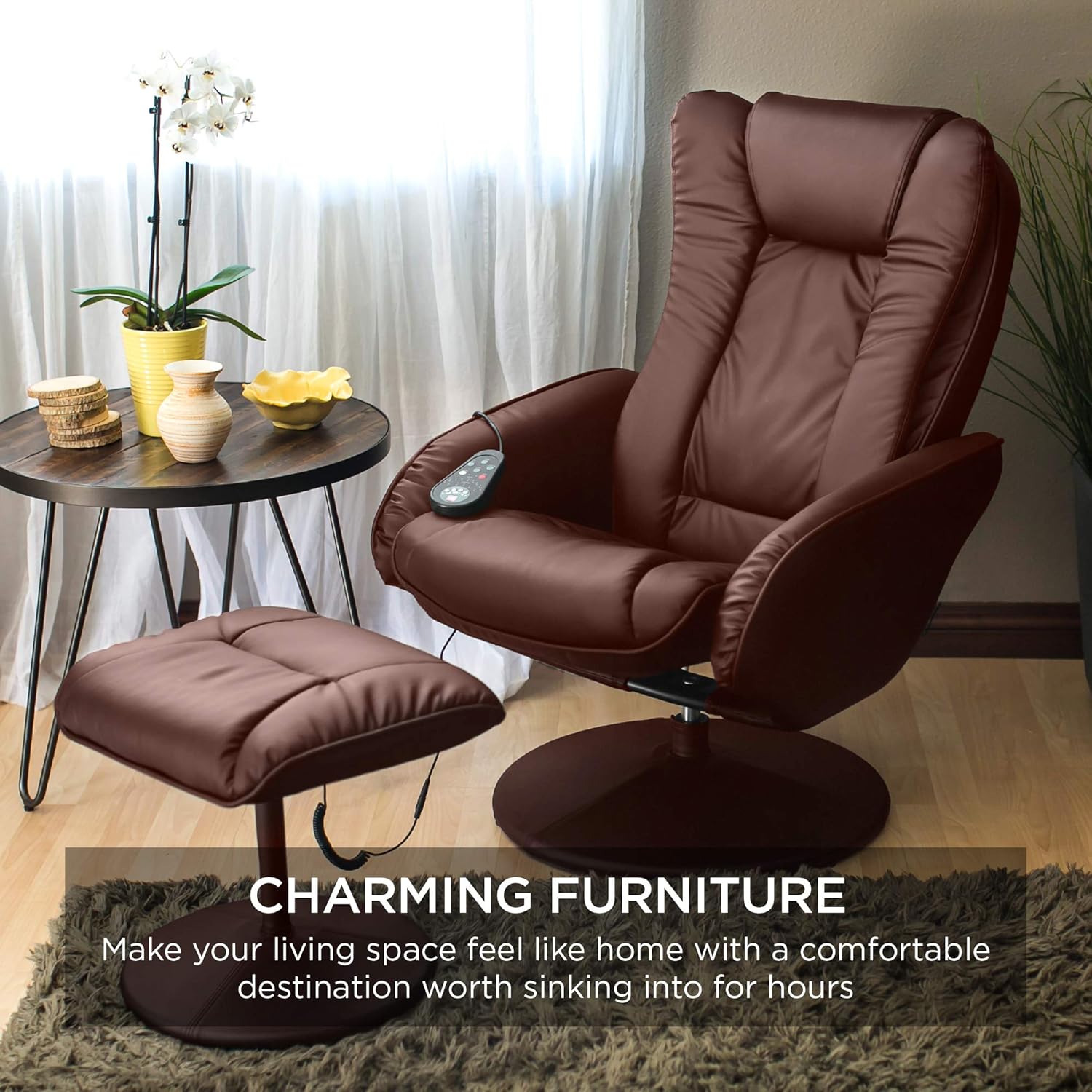 Faux Leather Electric Massage Recliner