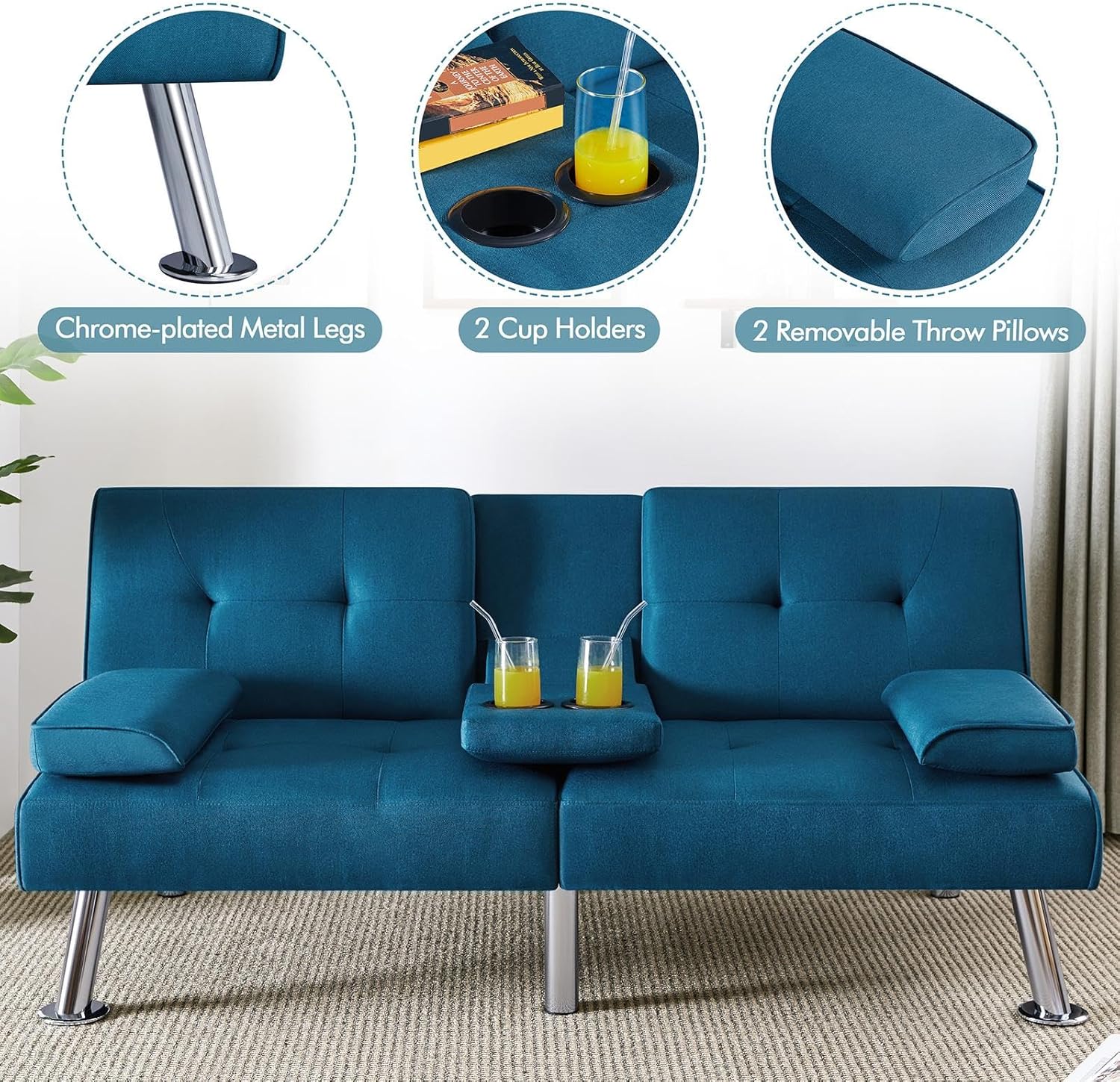 Convertible Sofa Bed Adjustable