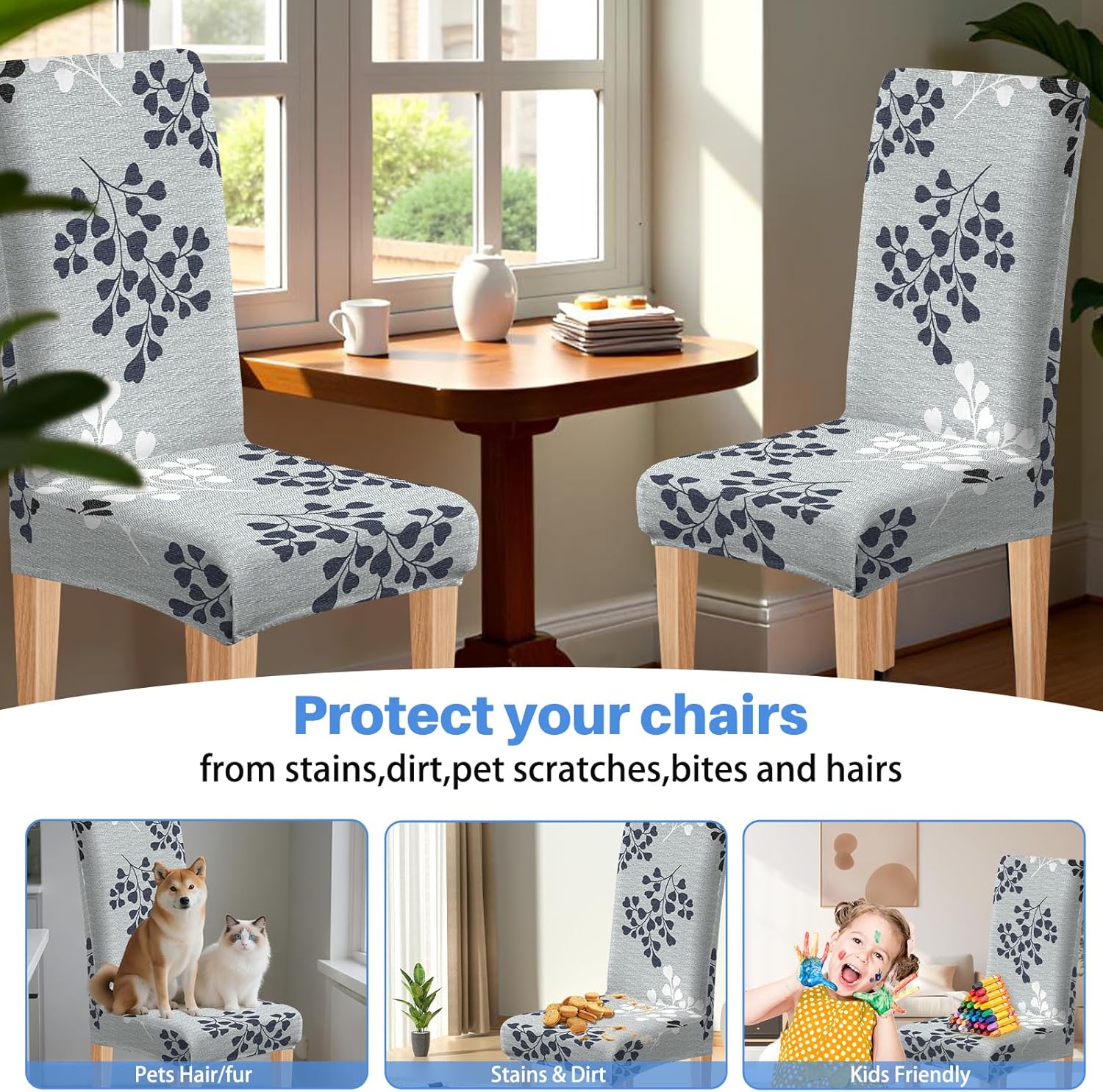 High Stretch Chair Covers for Dining Chairs