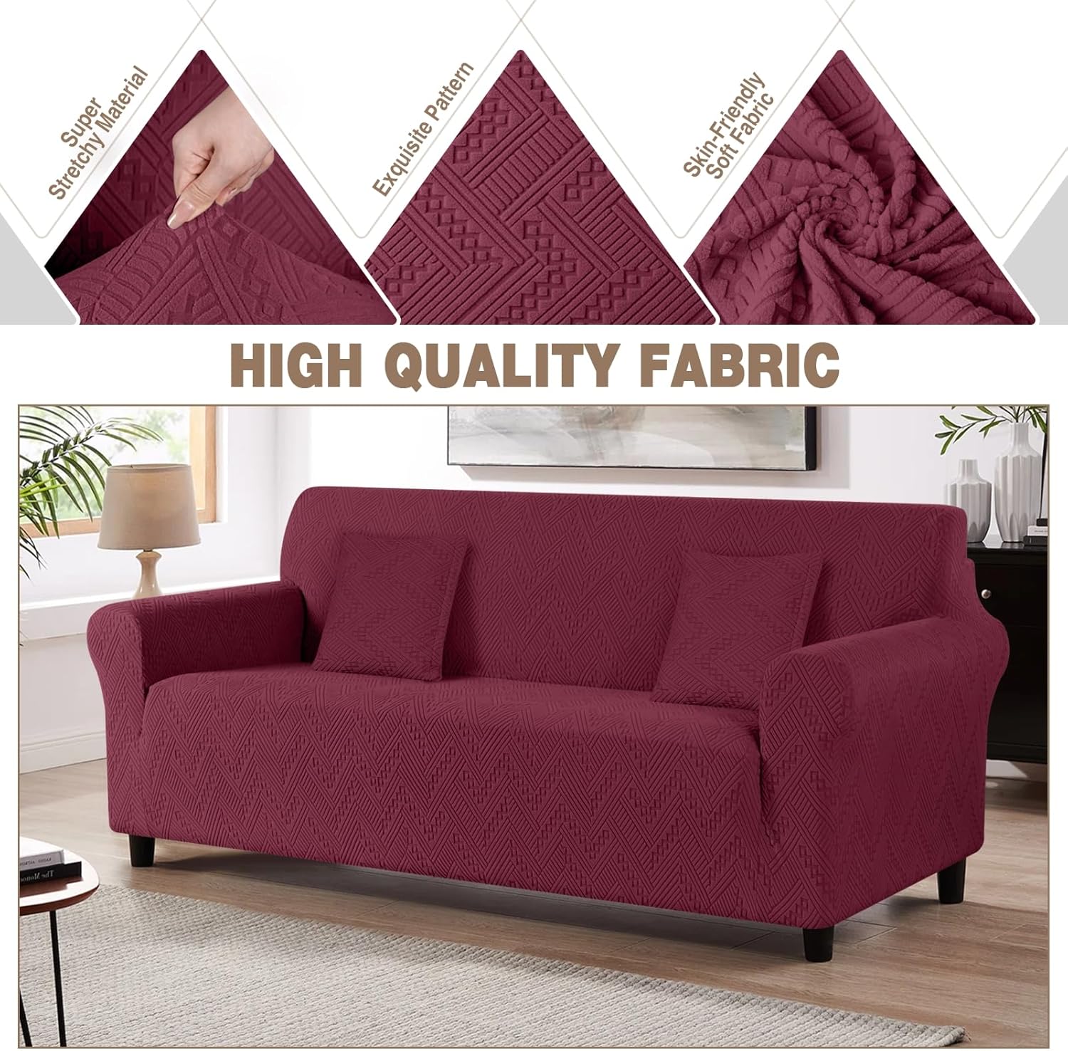Stretch Sofa Cover 1 Piece Couch Covers
