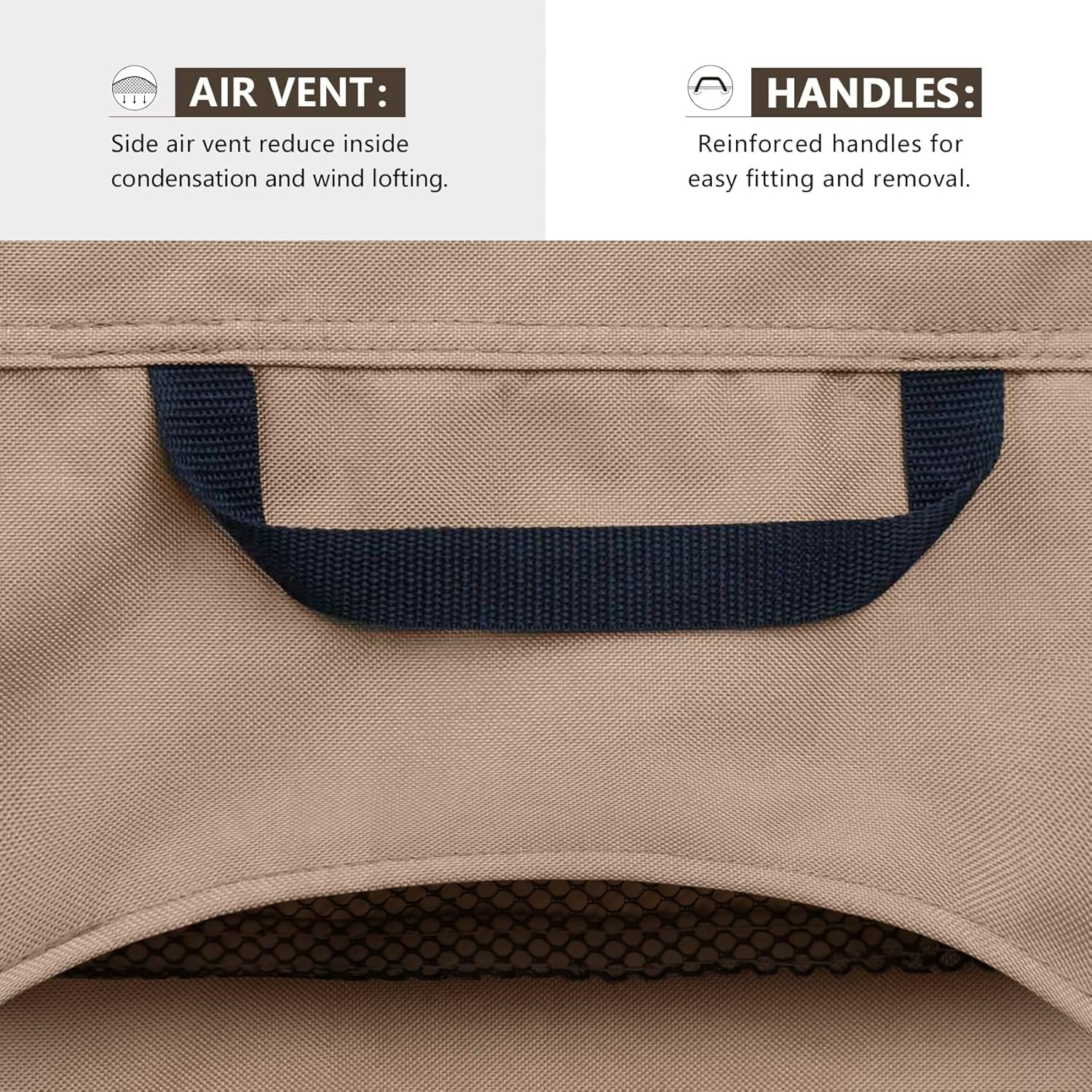 Waterproof Patio Ottoman Cover Rectangular