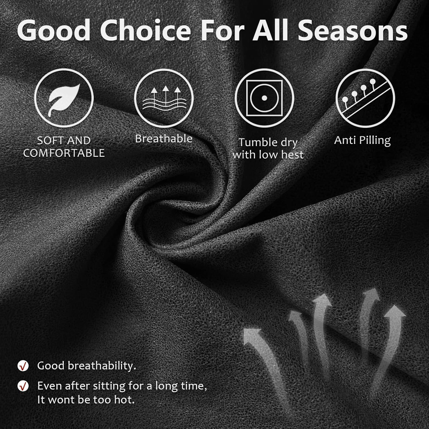 Leather Like Recliner Chair Covers Heavy Duty, 4 Pieces Lazy Boy Recliner Cover for Recliner Chair, Leather Cover for Recliner slipcovers Washable for Pets (Dark Brown)