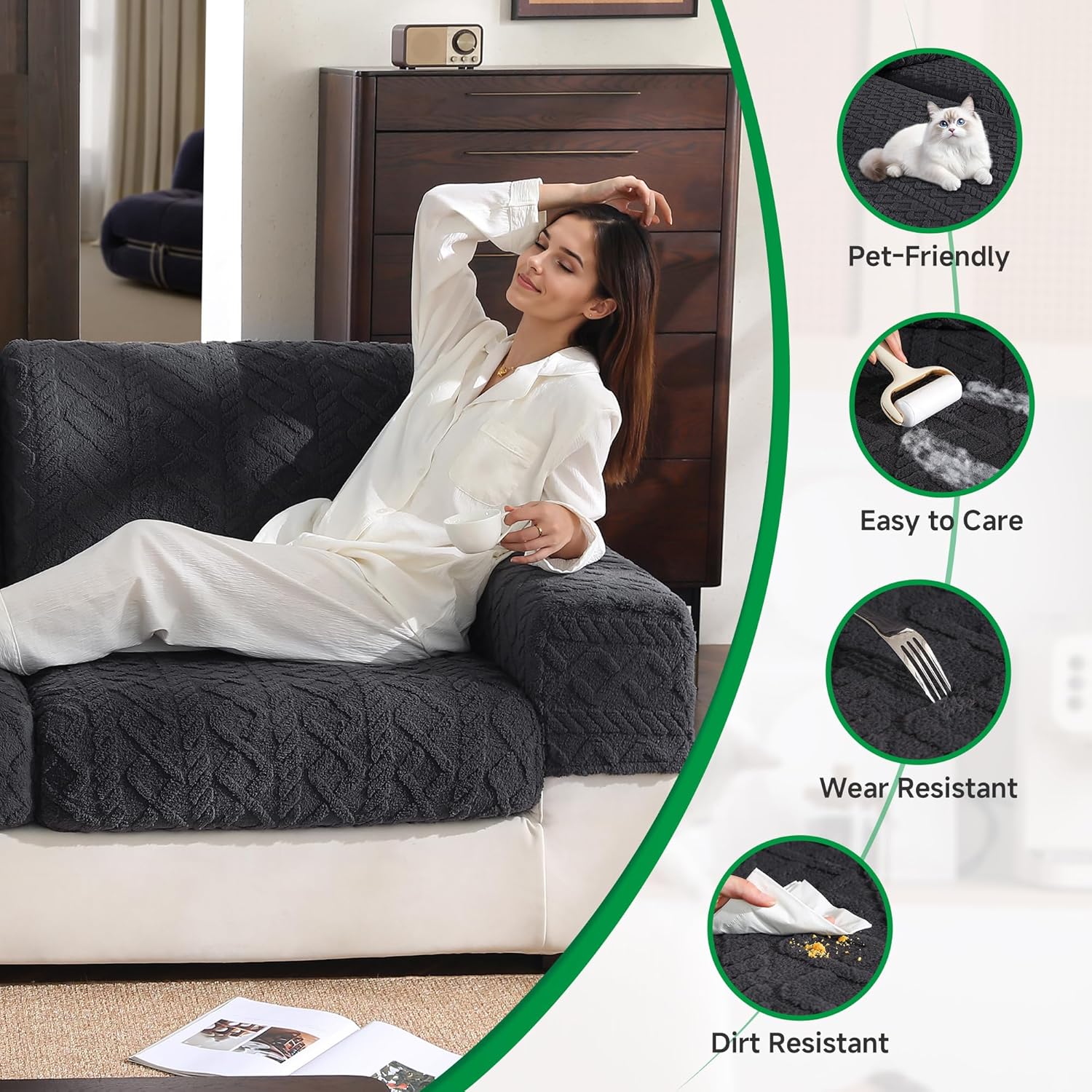 Couch Cushion Covers,