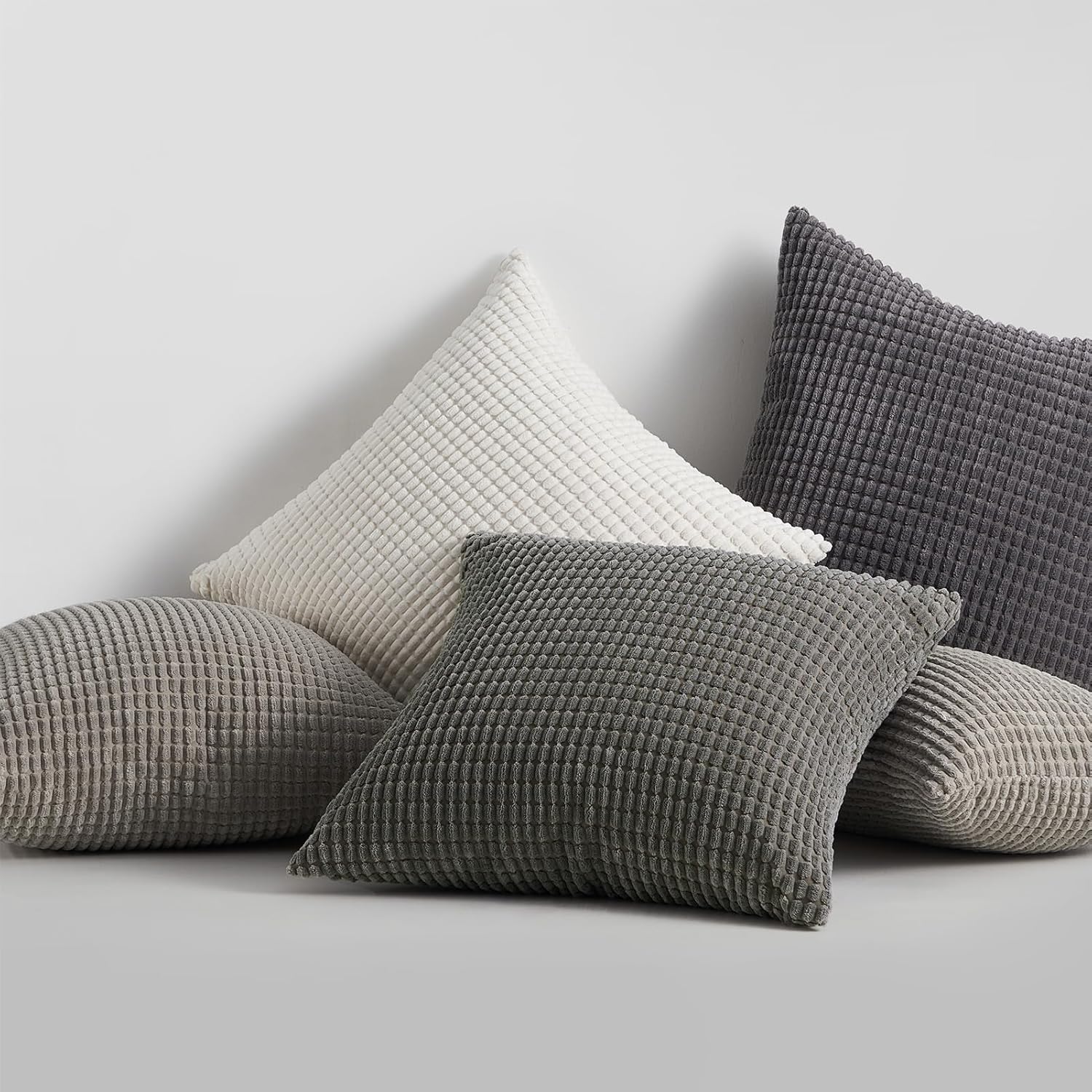 Grey Couch Pillow Covers for Living Room