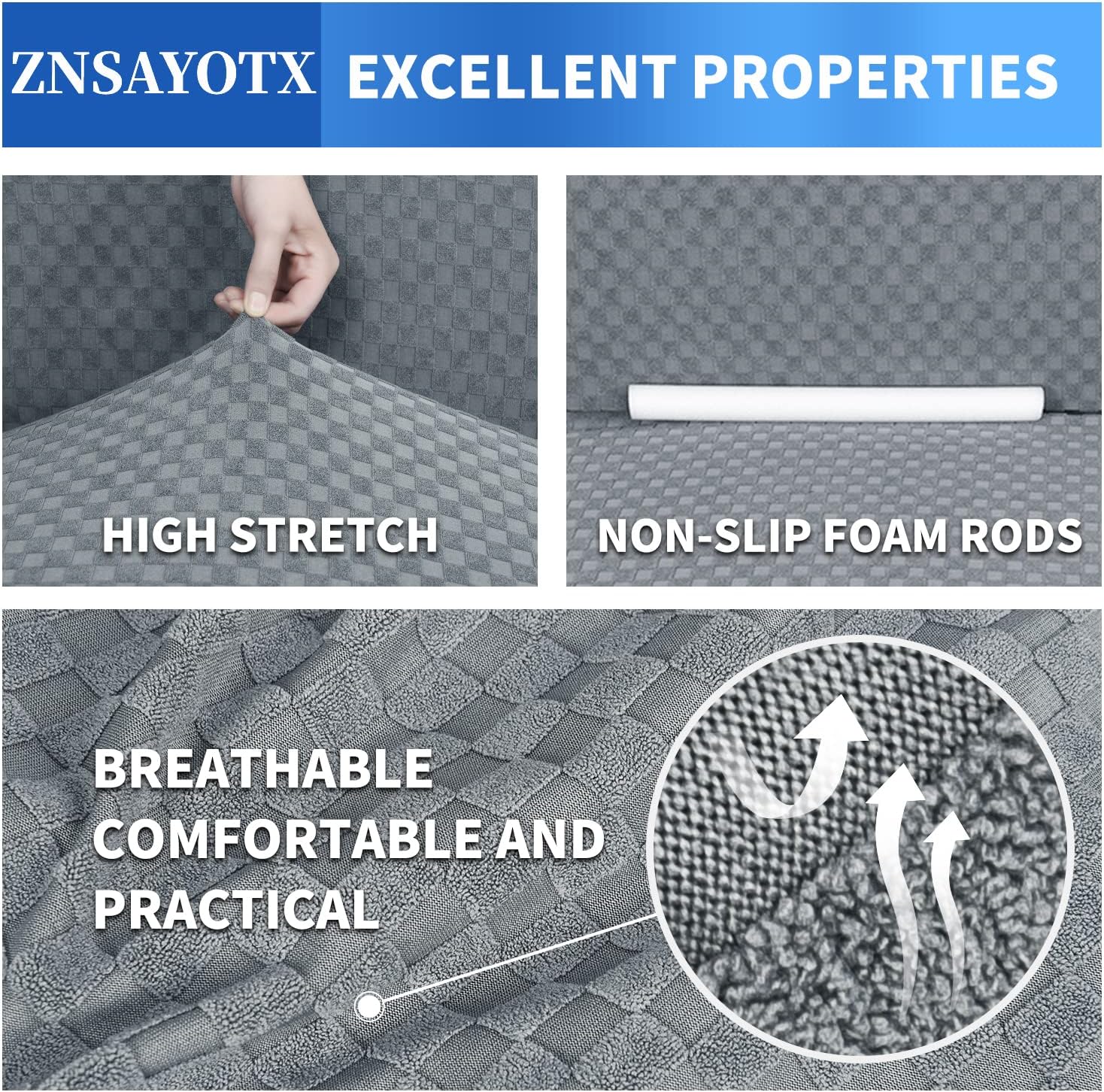 1 Piece Jacquard Couch Covers