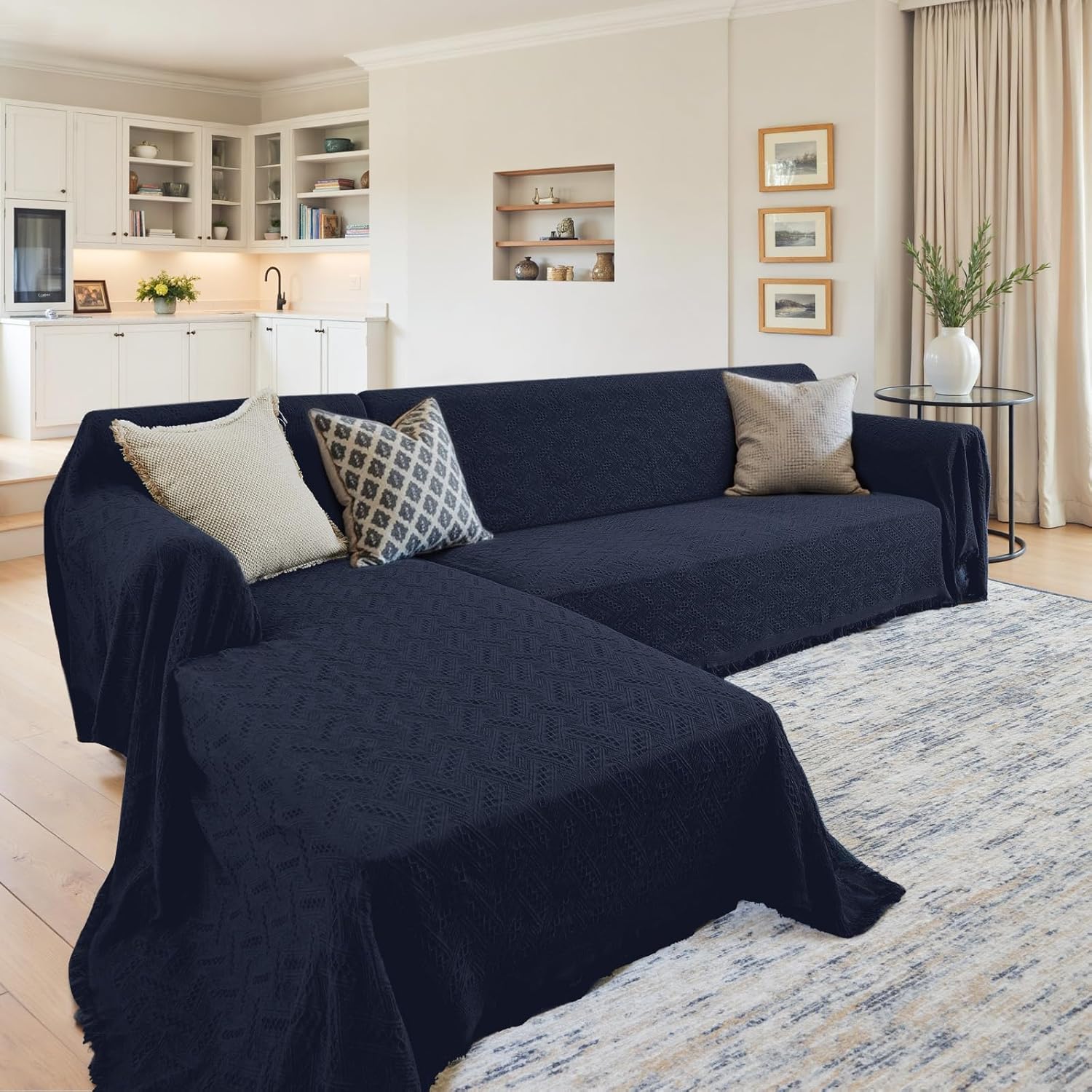 Couch Covers 2 Pieces L Shaped Sofa Cover