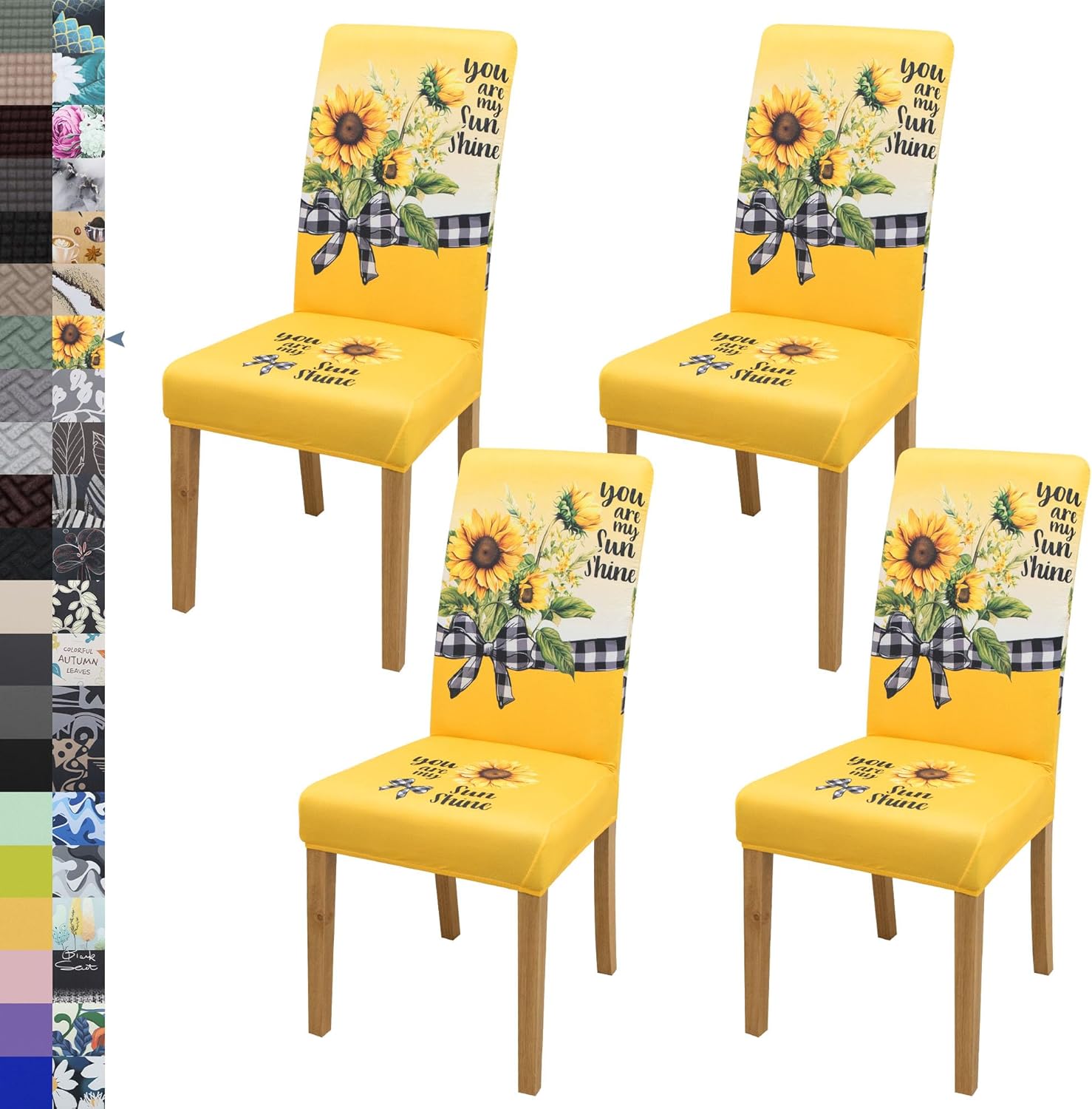 Dining Chair Cover,Dining Room Chair Covers Set of 6,Stretch Kitchen Chair Cover,Washable Dining Chair Cover,Parsons Chair Slipcovers Protective,for Home,Restaurant,Banquet(Gray)