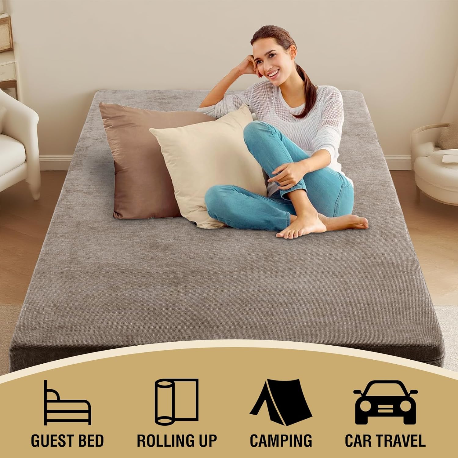 Full Size Armless Futon Mattress Covers