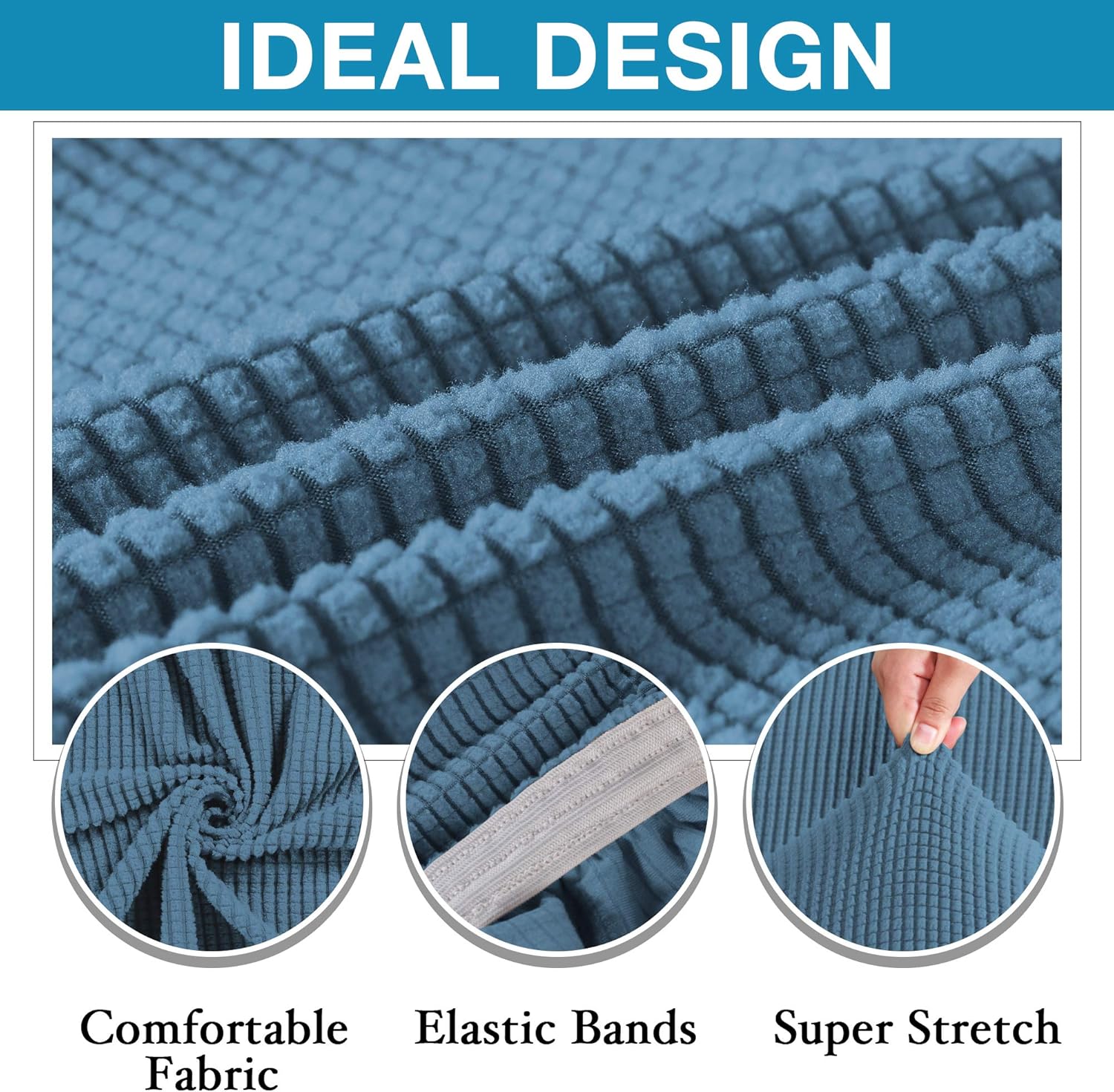 Square Ottoman Slipcovers