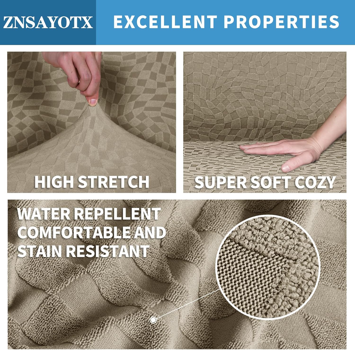 Rectangle Footrest Slipcovers