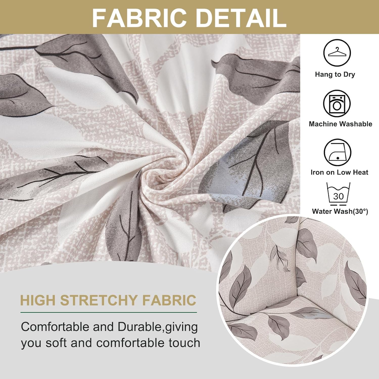 Printed Banquet Armchair Slipcovers Soft Chair Covers Armchair 1-Piece Stretch Chair Covers for Living Room Nonslip Outdoor Armchair Slipcover Kids Pets Friendly Furniture Protector,01