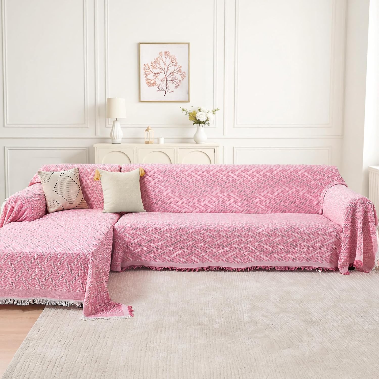 Couch Covers 2 Pieces L Shaped Sofa Cover