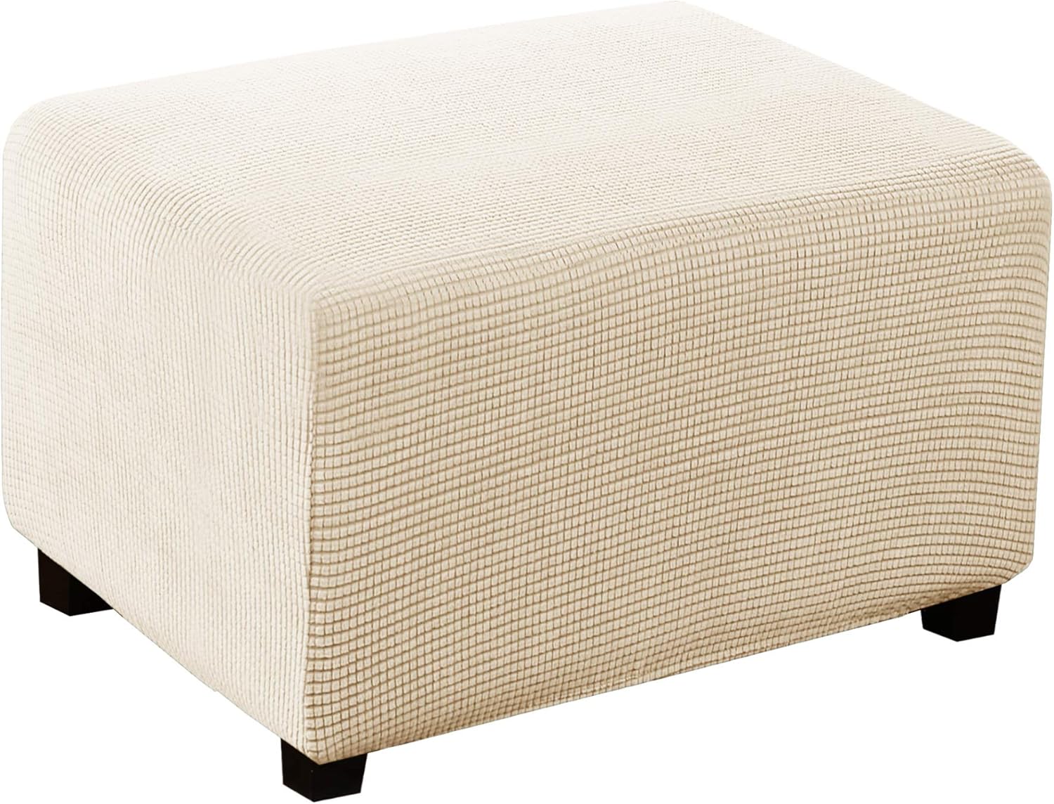 Stretch Ottoman Cover Ottoman Slipcover