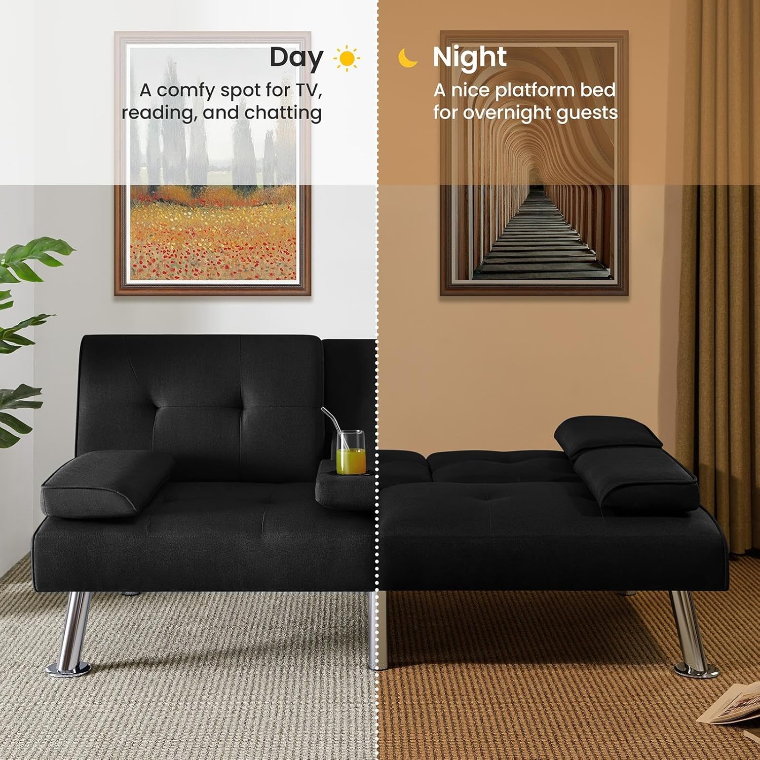 Convertible Sofa Bed Adjustable