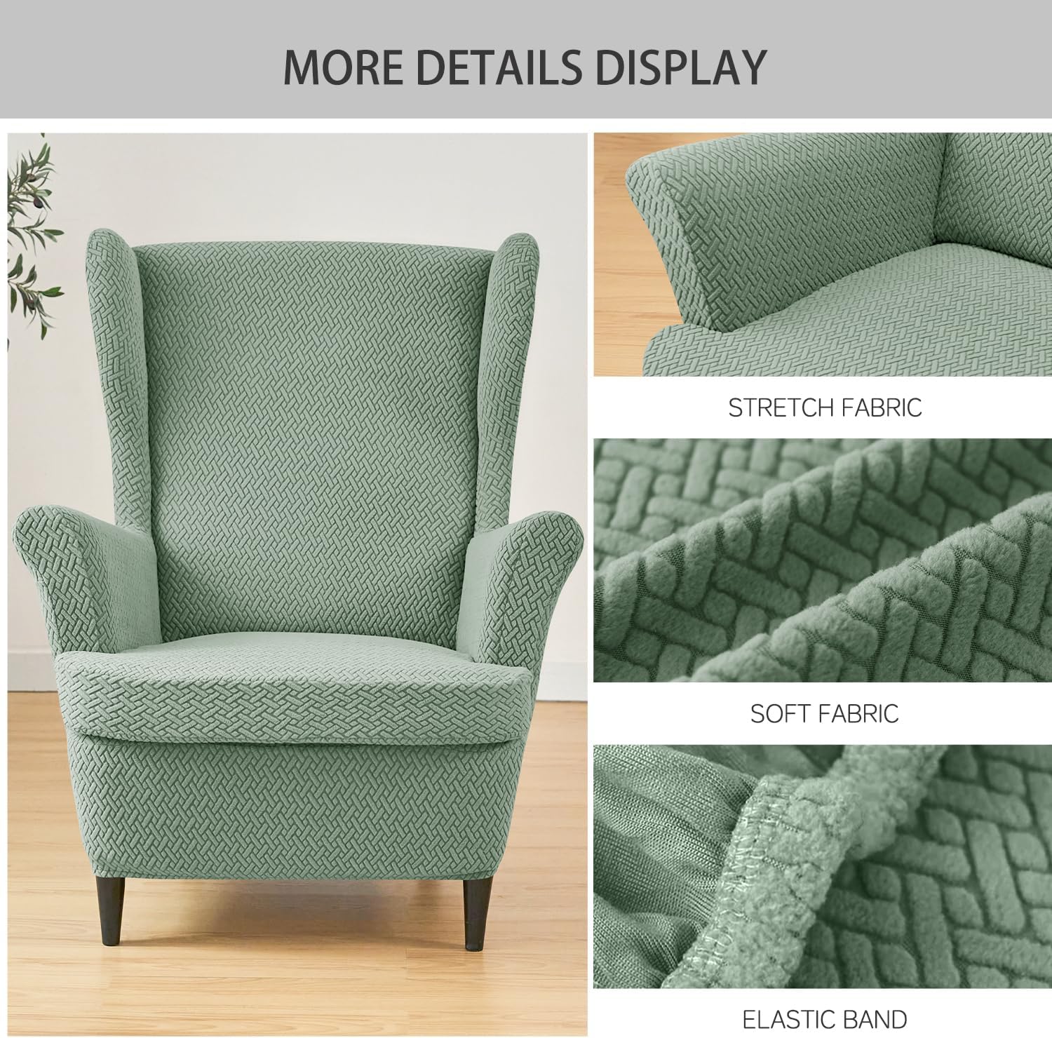 Wingback Chair Cover