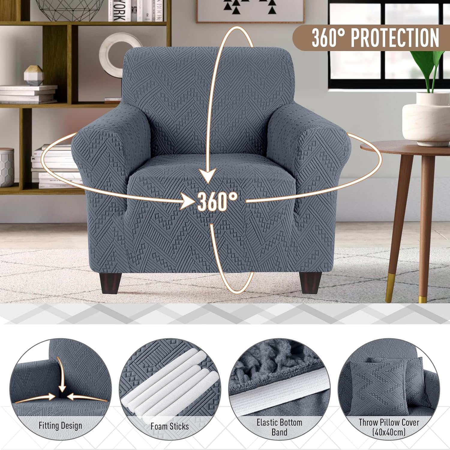 Stretch Sofa Cover 1 Piece Couch Covers