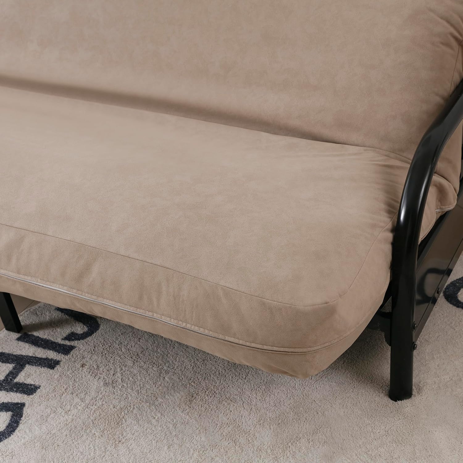 Zipper Classic Soft Micro Suede Futon Cover sofa