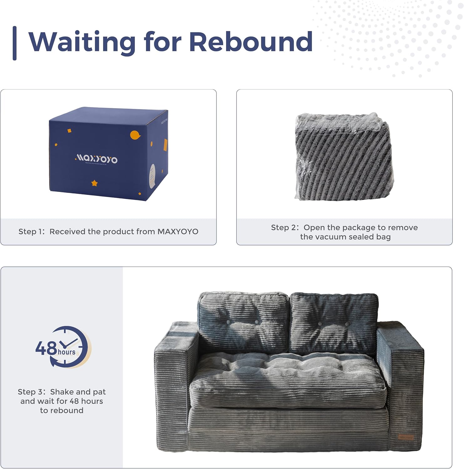 Convertible Sofa Bed, Pull Out Loveseat