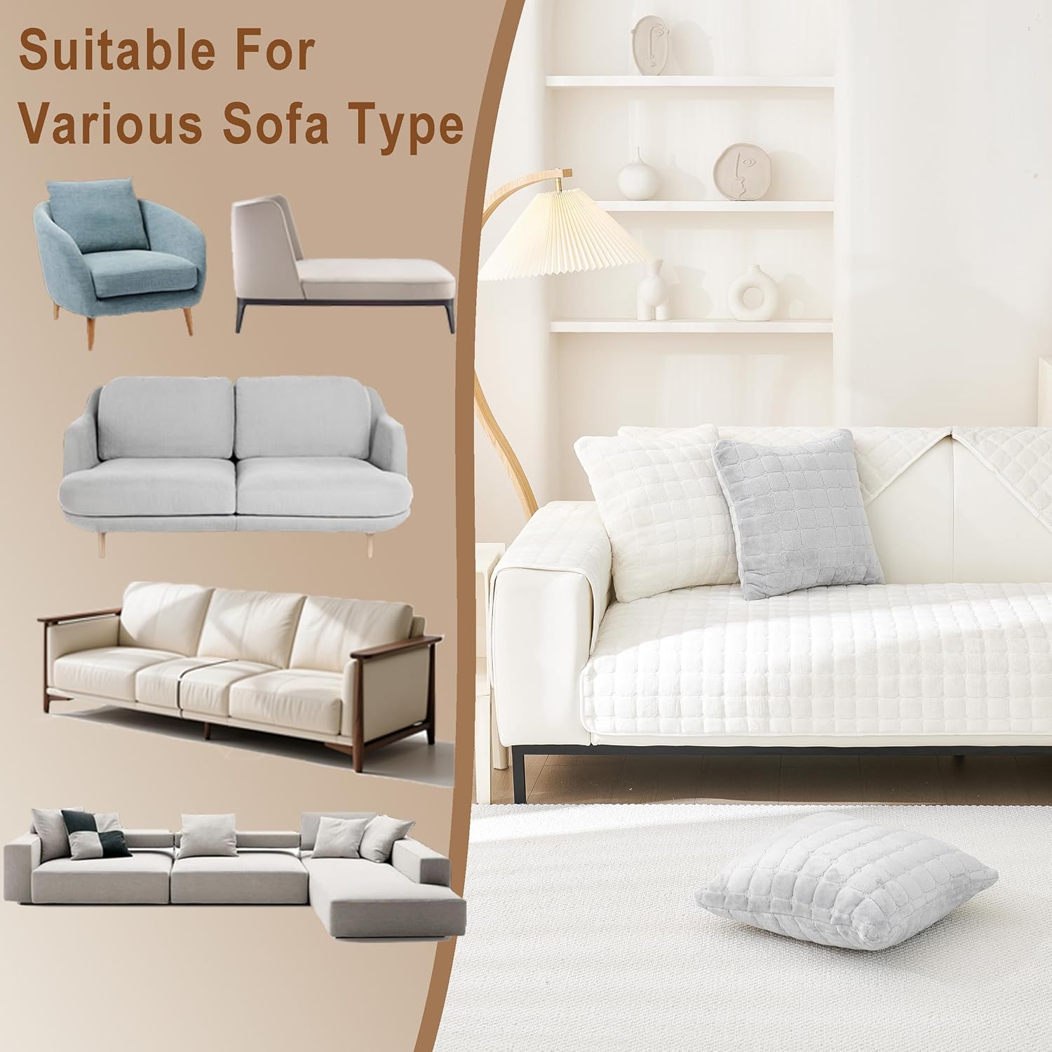 Couch Cover Sofa Covers Washable,