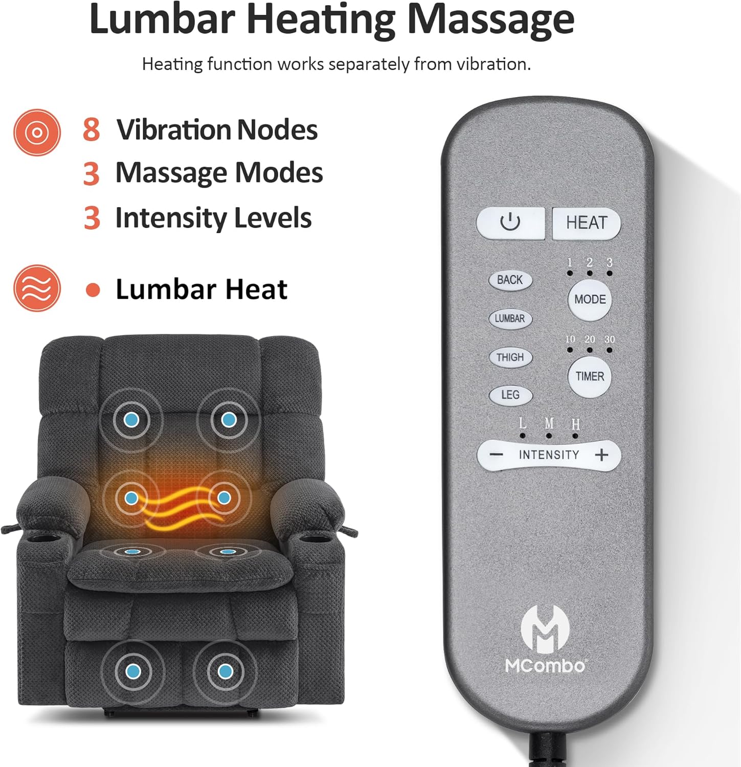 Dual Motor Large Power Lift Recliner Chair