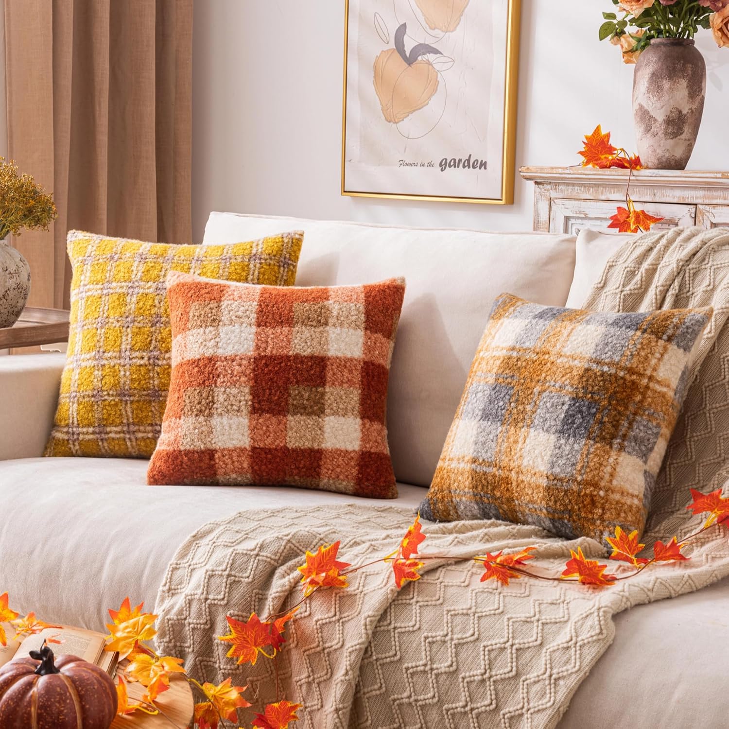 Fall Throw Pillow Covers