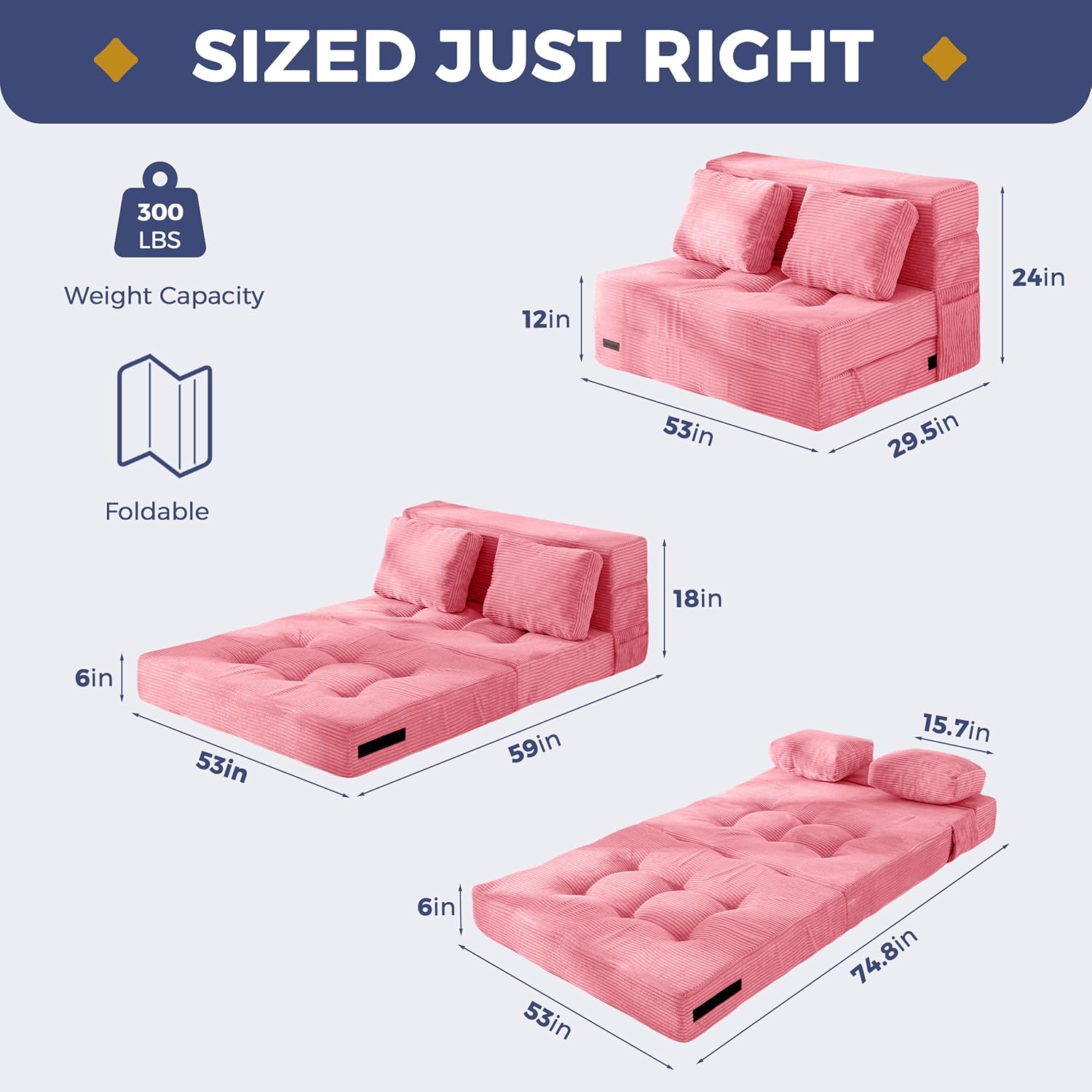 Convertible Sofa Bed