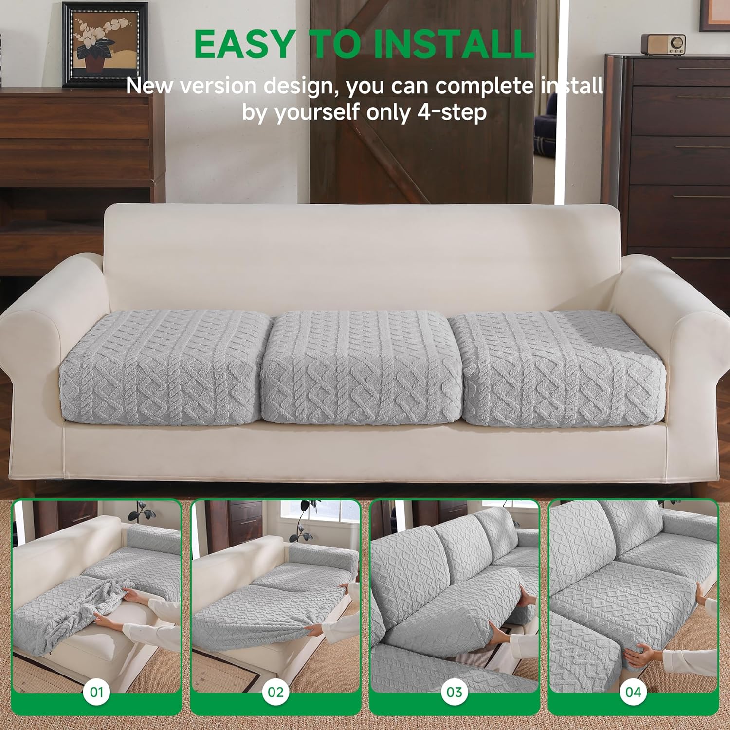 Couch Cushion Covers,