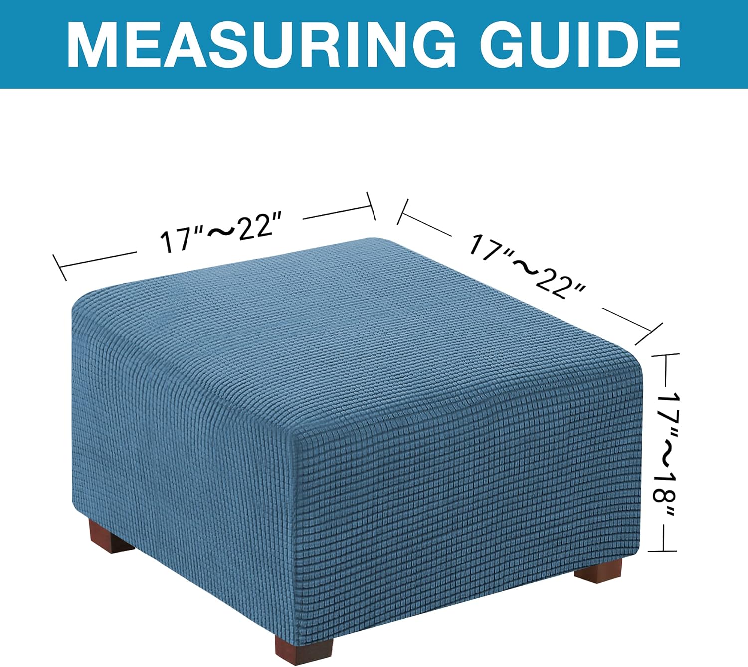 Square Ottoman Slipcovers
