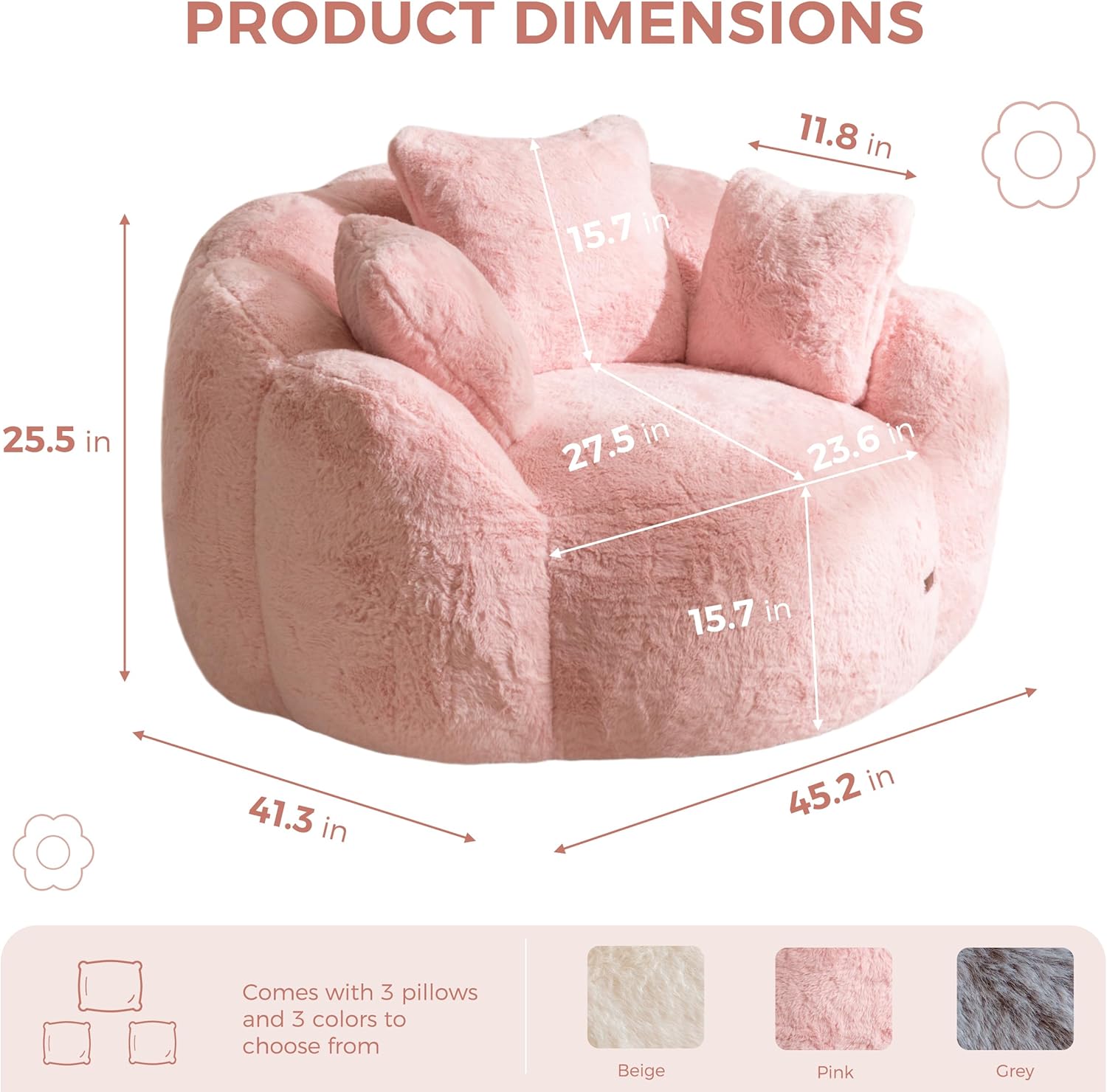 Bean Bag Chair for Adults,