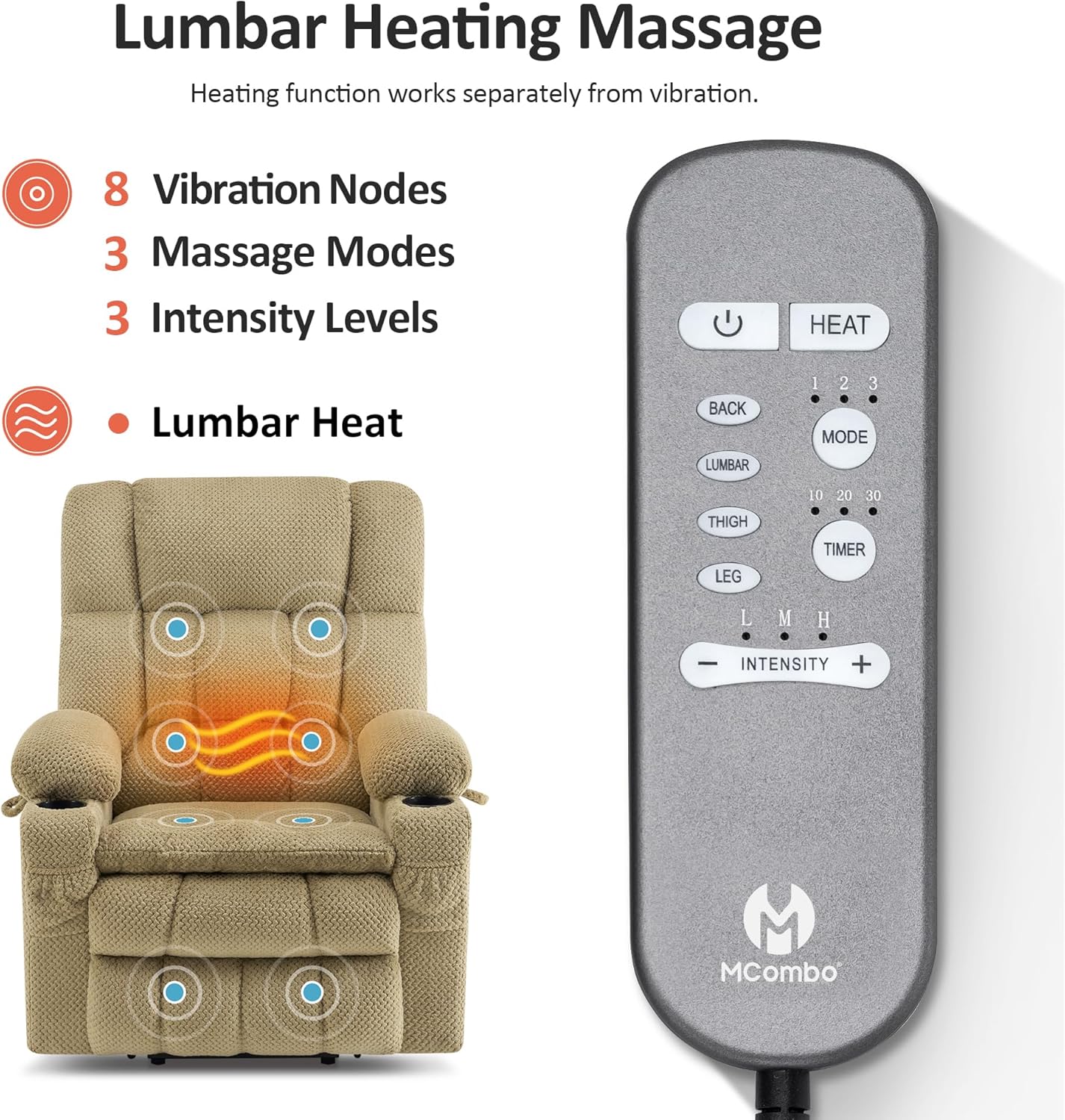 Dual Motor Large Power Lift Recliner Chair