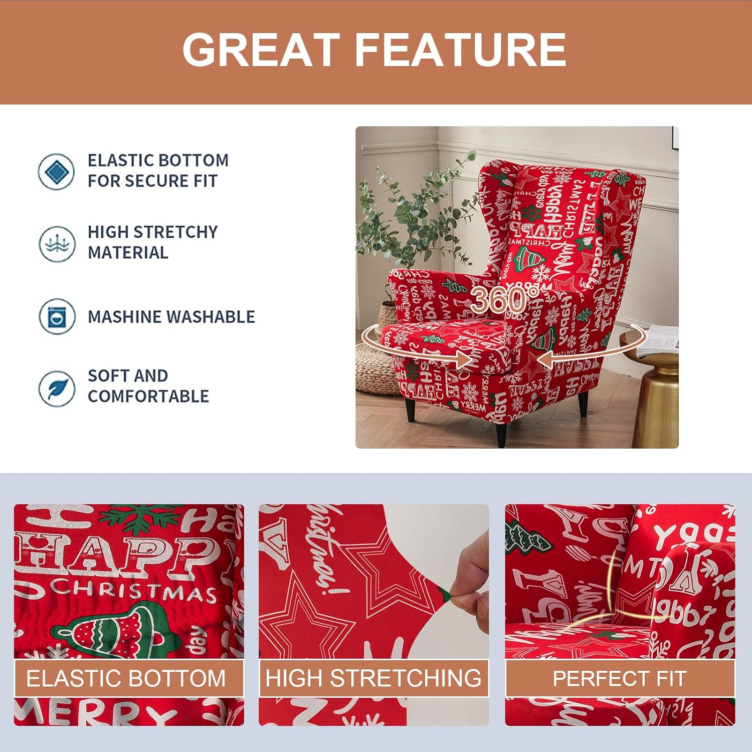 Wingback Chair Slipco