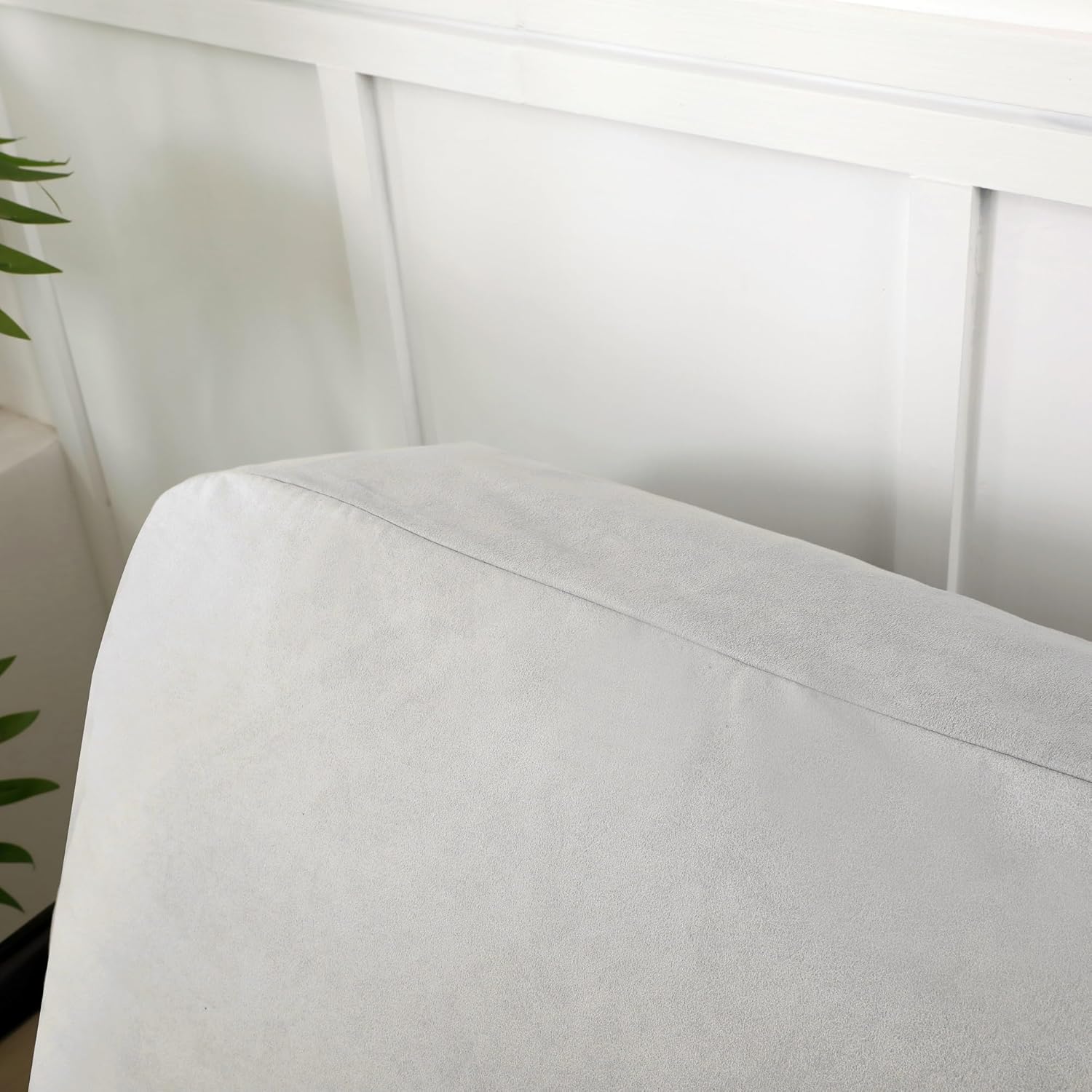 Zipper Classic Soft Micro Suede Futon Cover sofa