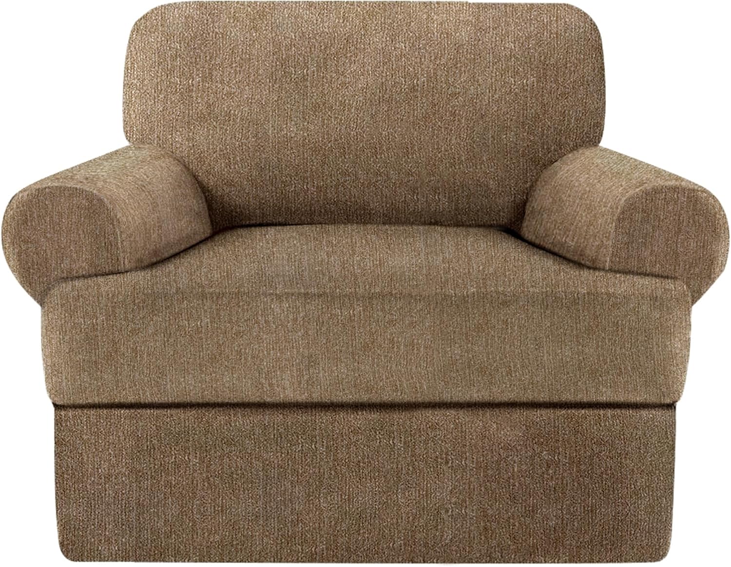 2 Pieces T Cushion Chair Covers