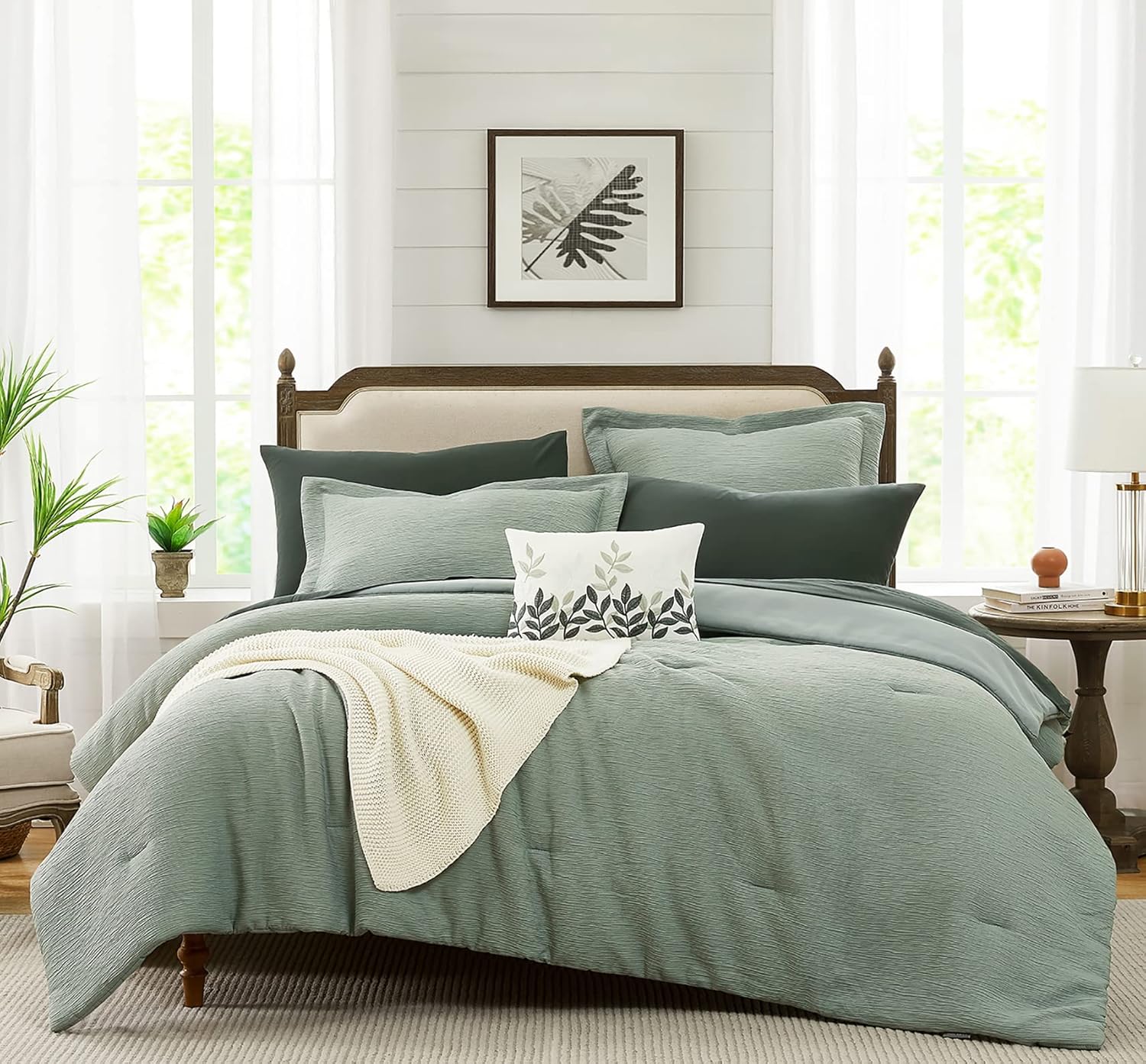 Charcoal Grey Queen Comforter Set