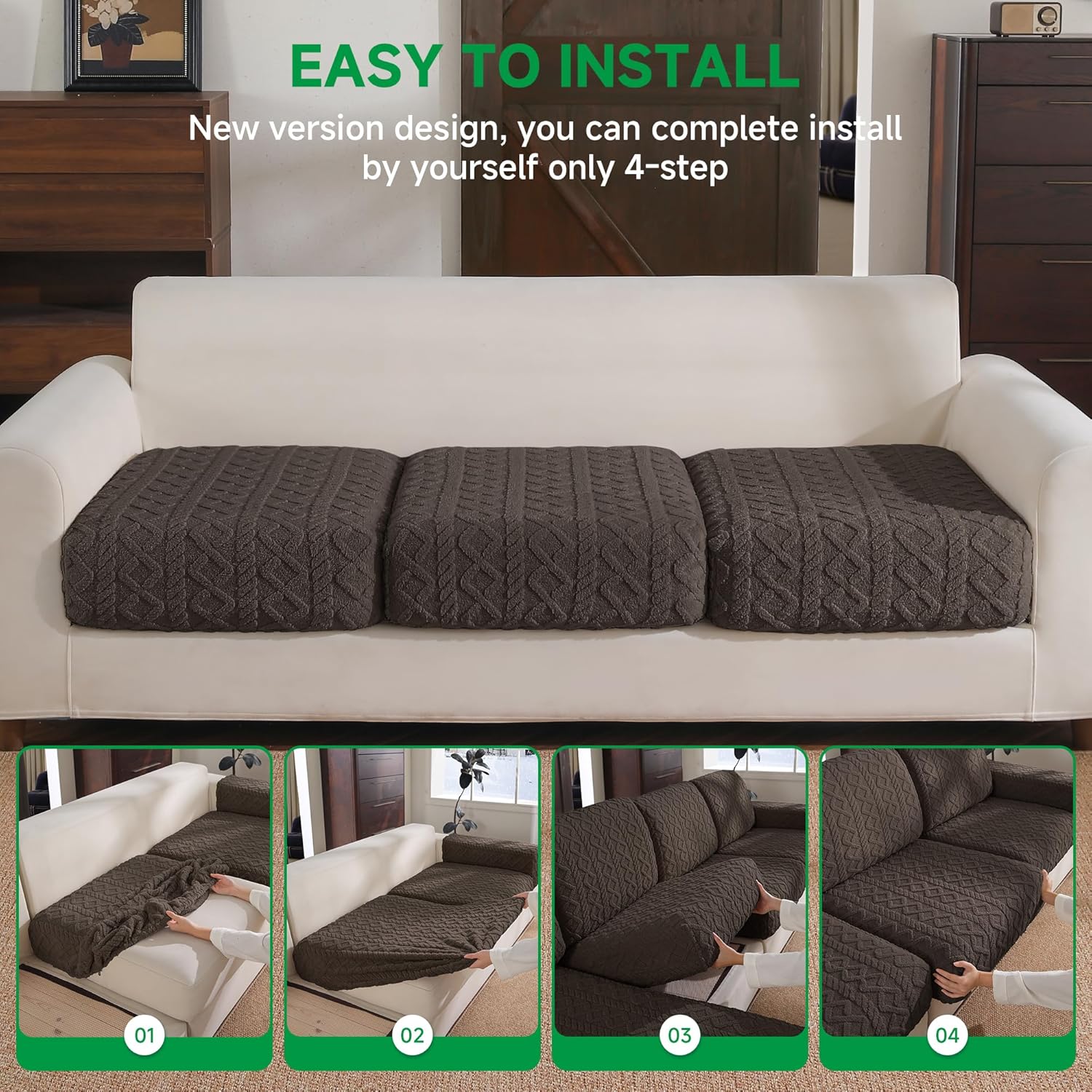 Couch Cushion Covers,