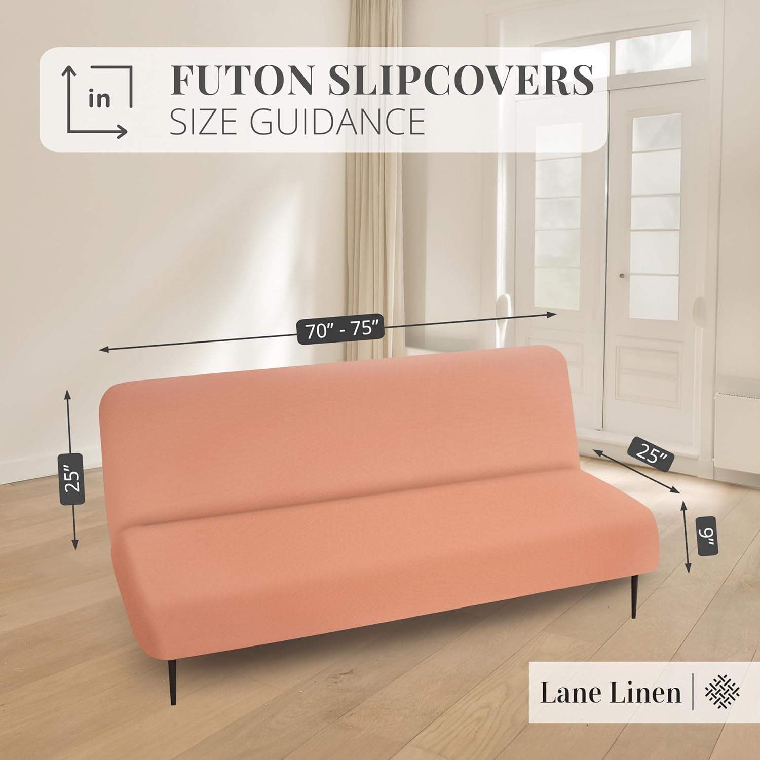 Armless Futon Cover