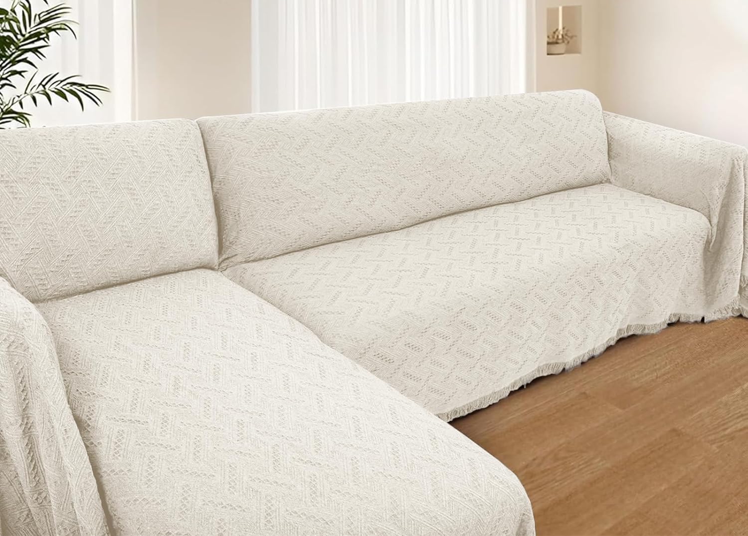 Couch Covers 2 Pieces L Shaped Sofa Cover