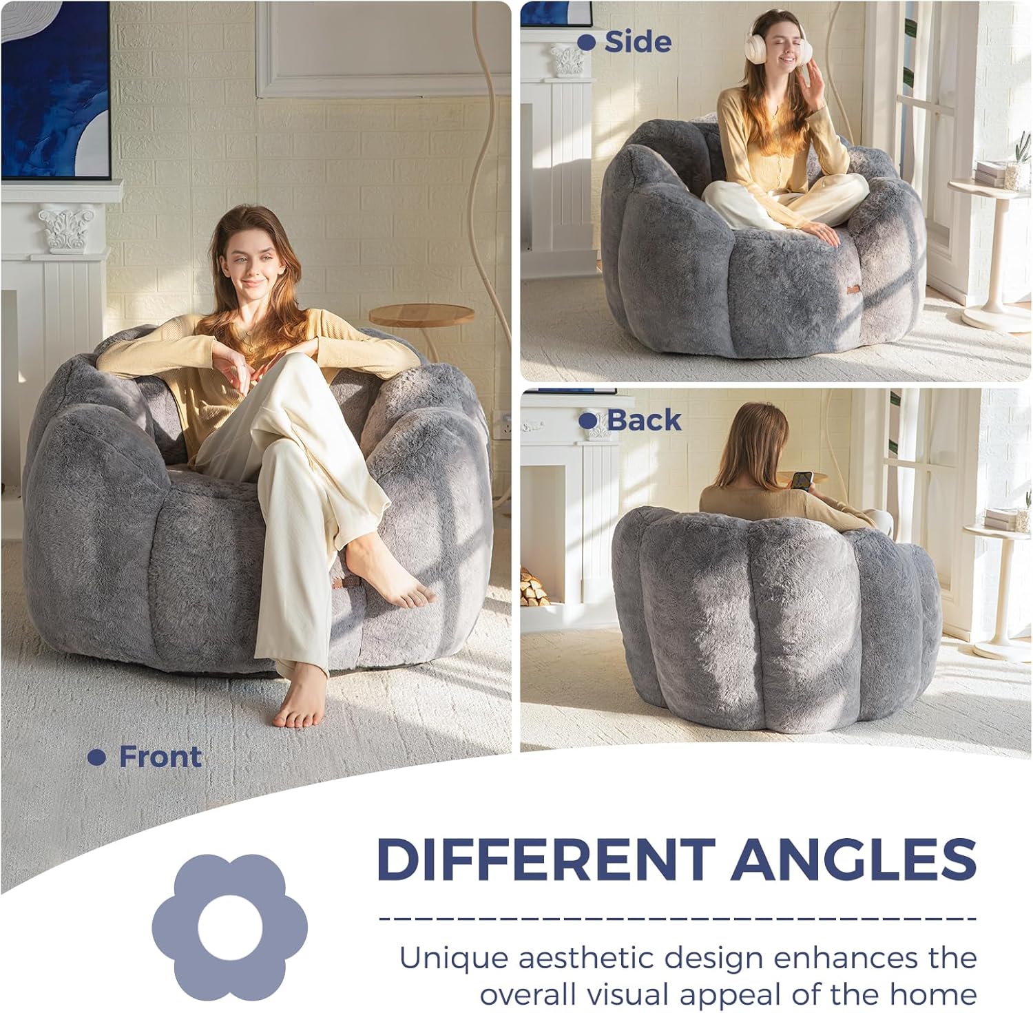 Bean Bag Chair for Adults,