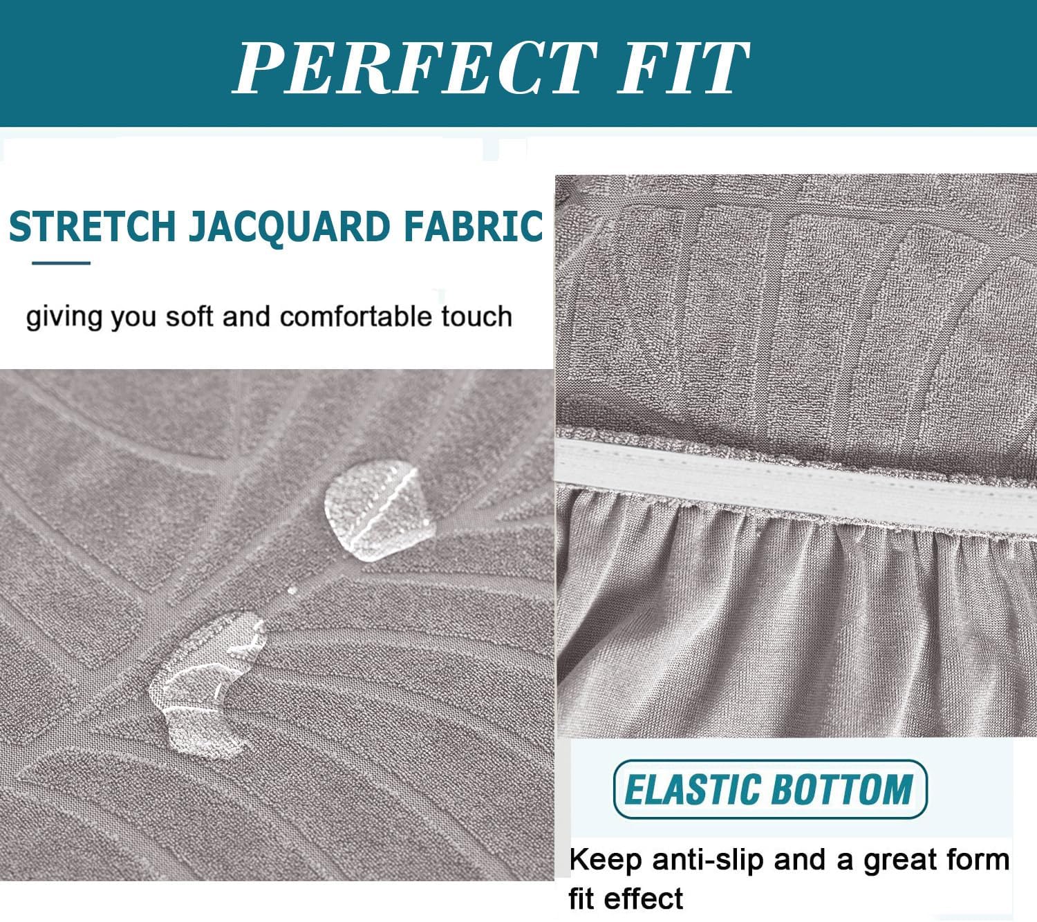 Ottoman Cover Square-Stretch Water Repellent