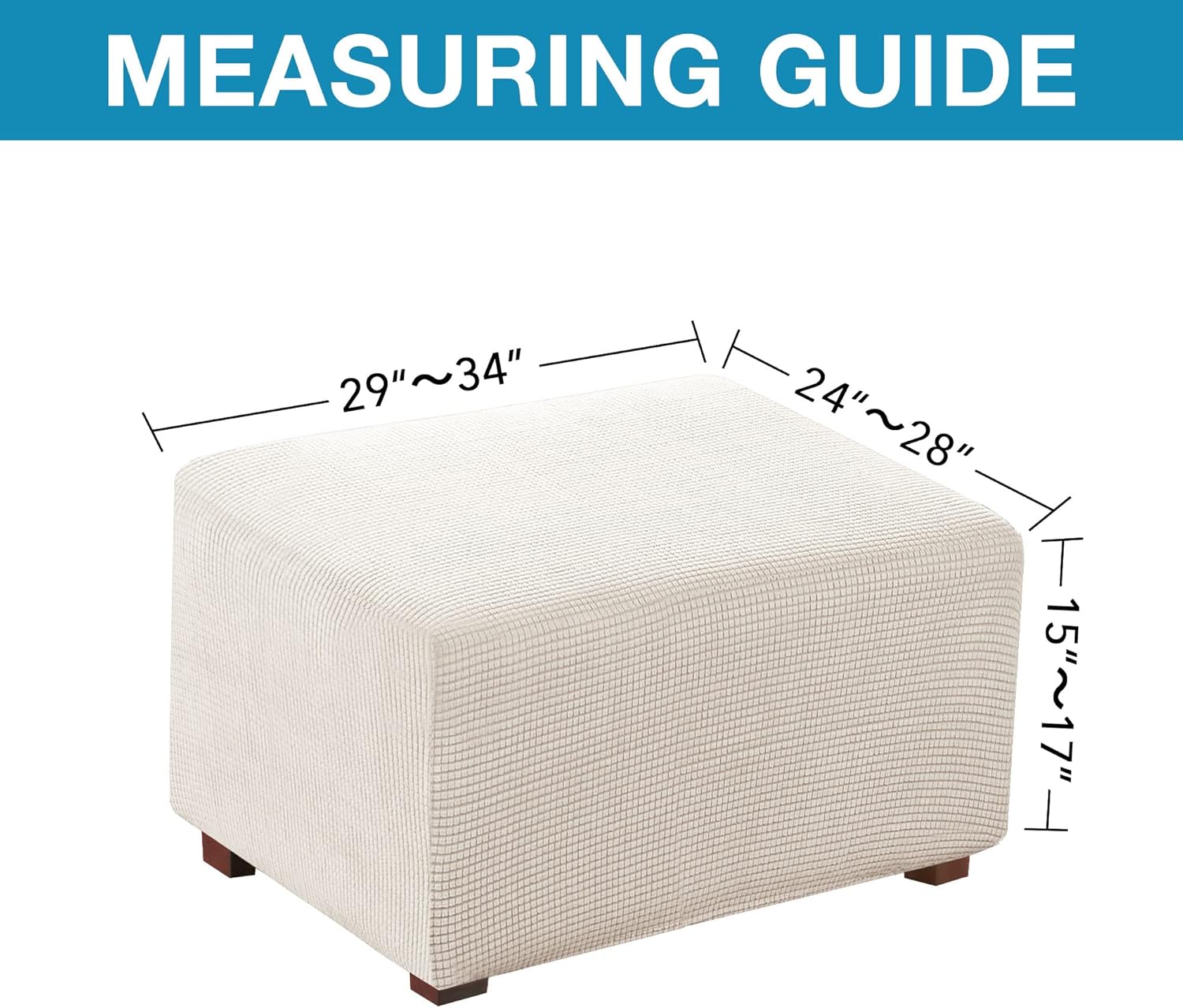 Square Ottoman Slipcovers