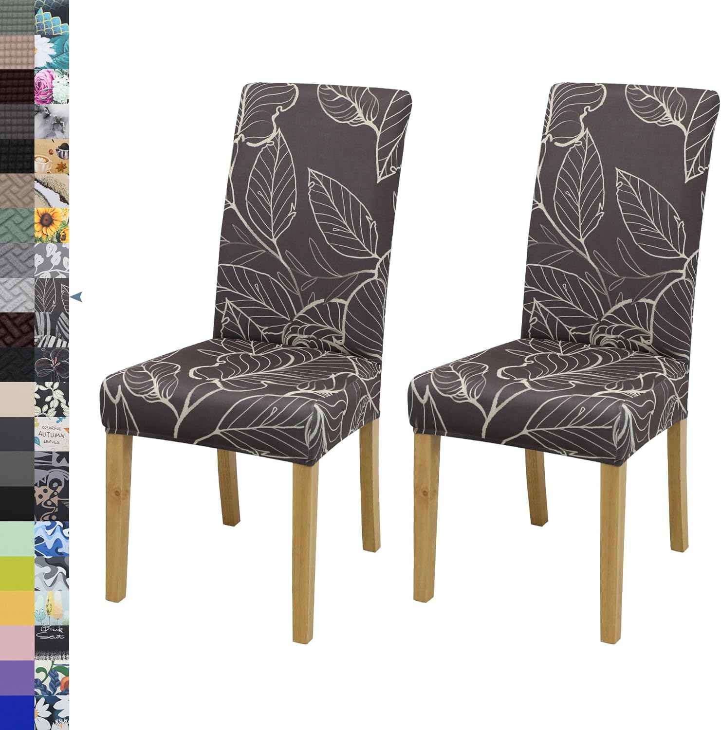 Dining Chair Cover,Dining Room Chair Covers Set of 6,Stretch Kitchen Chair Cover,Washable Dining Chair Cover,Parsons Chair Slipcovers Protective,for Home,Restaurant,Banquet(Gray)