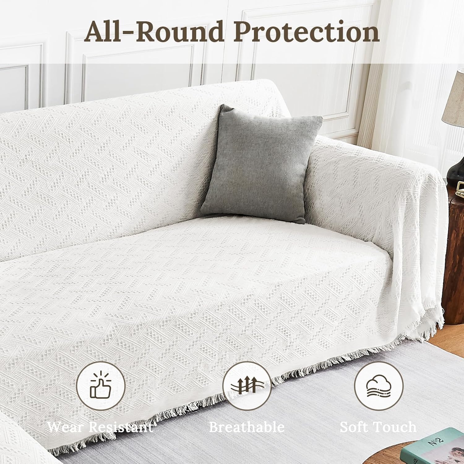 Couch Covers 2 Pieces L Shaped Sofa Cover