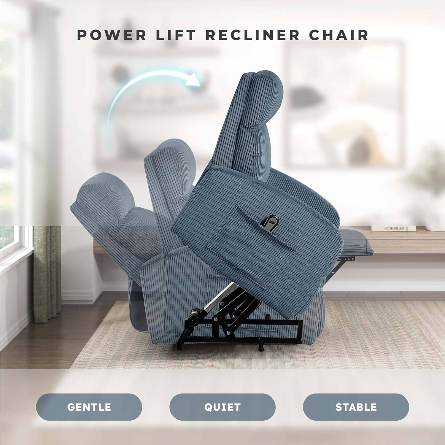 Recliner Chair Armchair Push Back Recliner