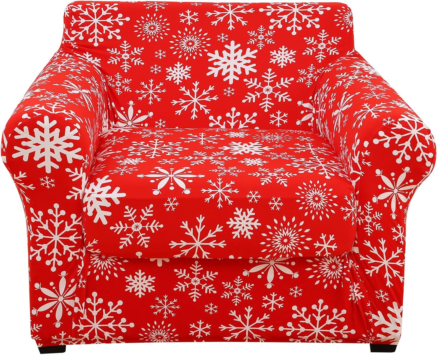 hyha Couch Covers, Chair/Sofa Covers, Floral Pattern, Stretch, Printed, 2 Pieces, Armchair Slipcover, Separate Couch Cushion Slipcover, Furniture Protector for Dogs(Armchair, Paisley Floral)