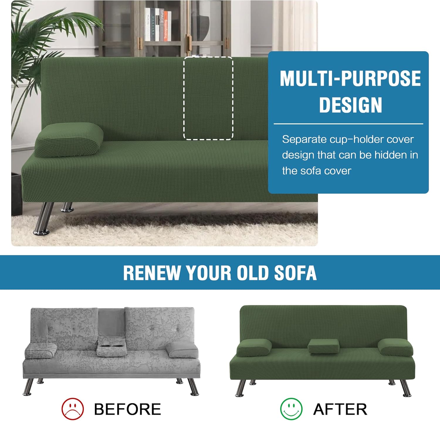 Futon Covers Sofa Bed Slipcover