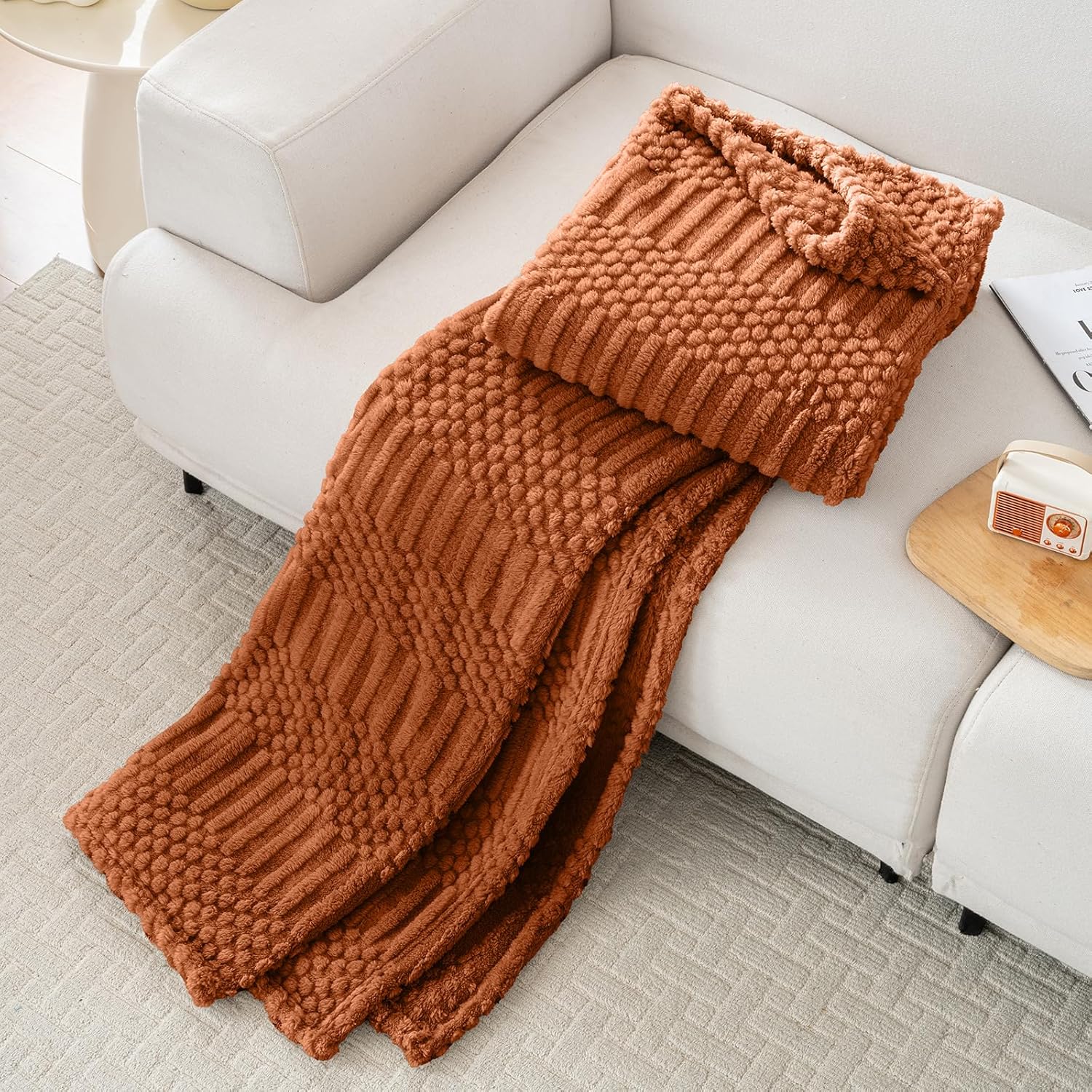 Rust Throw Blanket